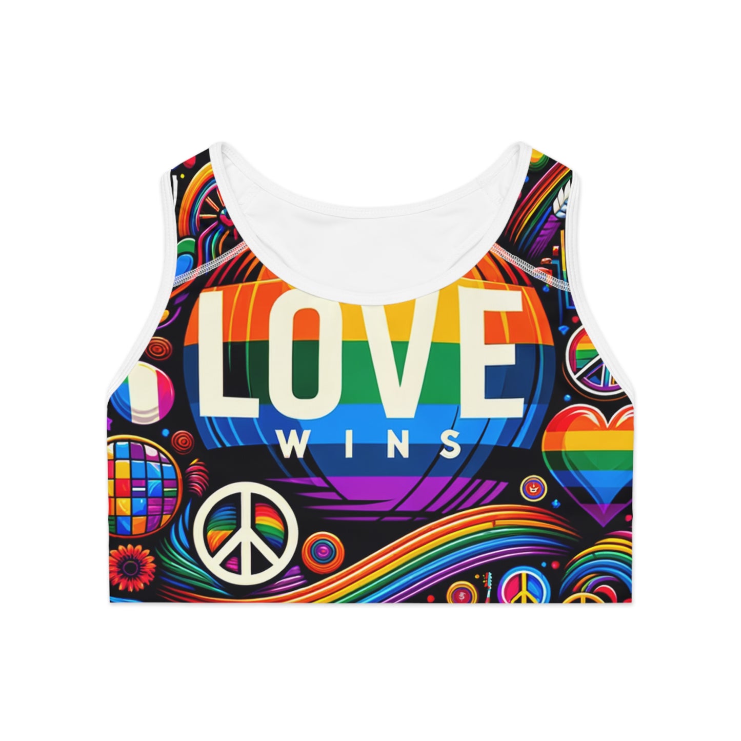 LOVE WINS - High Performance Sports Bra