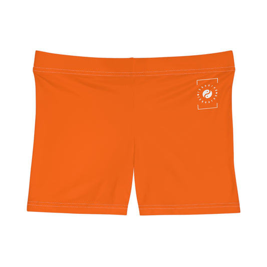 Orange fluo #FF6700 - Mini short de yoga chaud