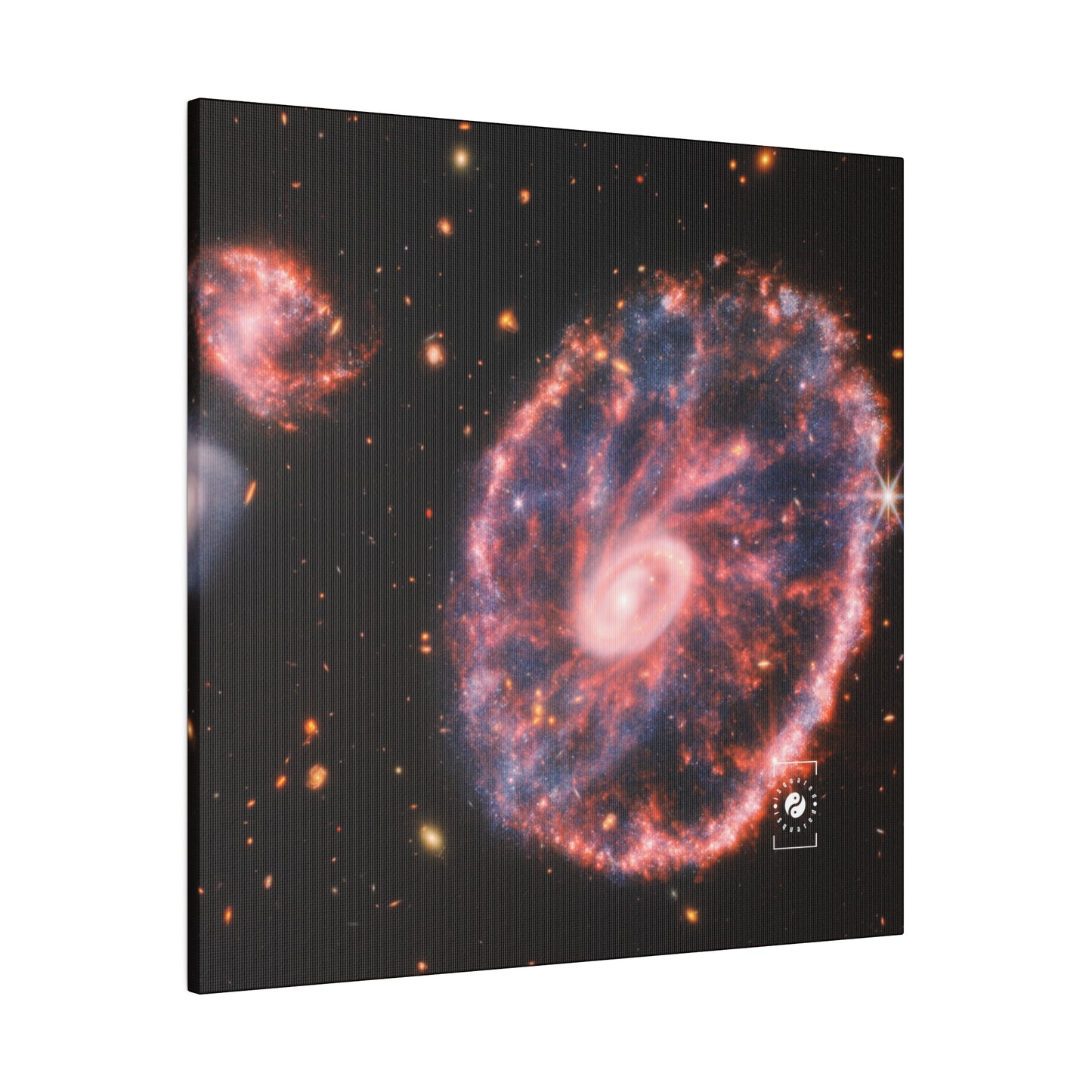 Cartwheel Galaxy (image composite NIRCam et MIRI) - Impression sur toile