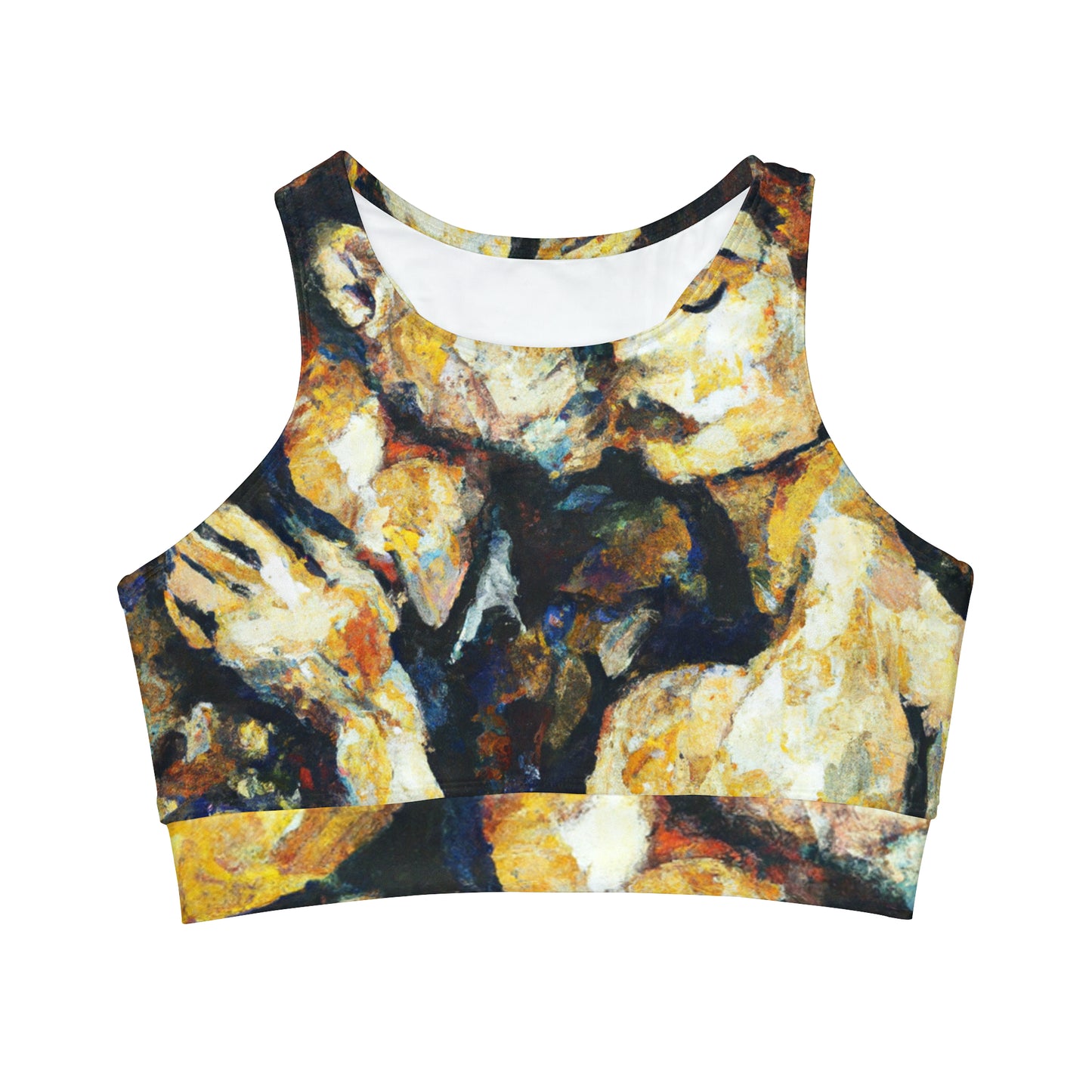 "Embracing Chromatics" - High Neck Crop Top