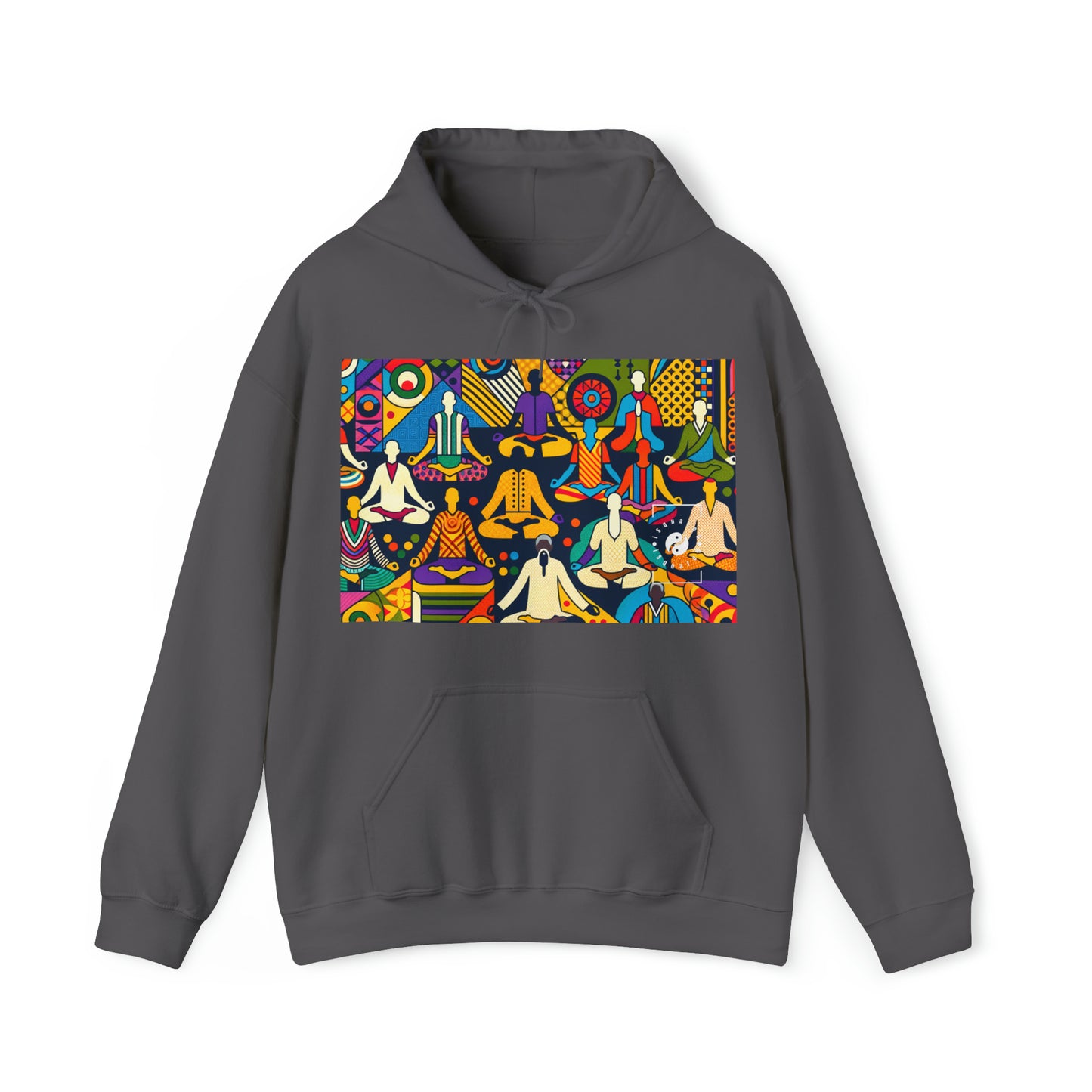 Vibrant Sadana: Prana in Nouveau Réalité - Hoodie