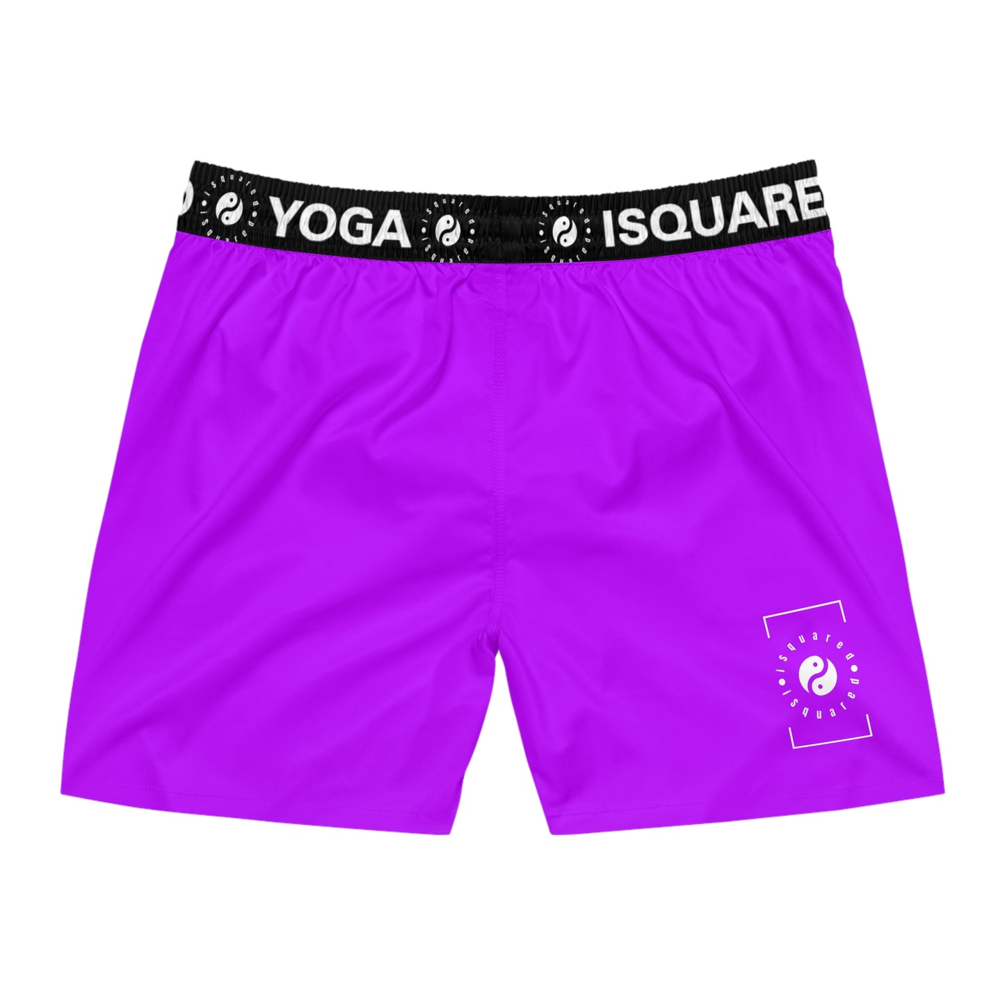 #BF00FF Electric Purple - Swim Shorts (Mid-Length) for Men