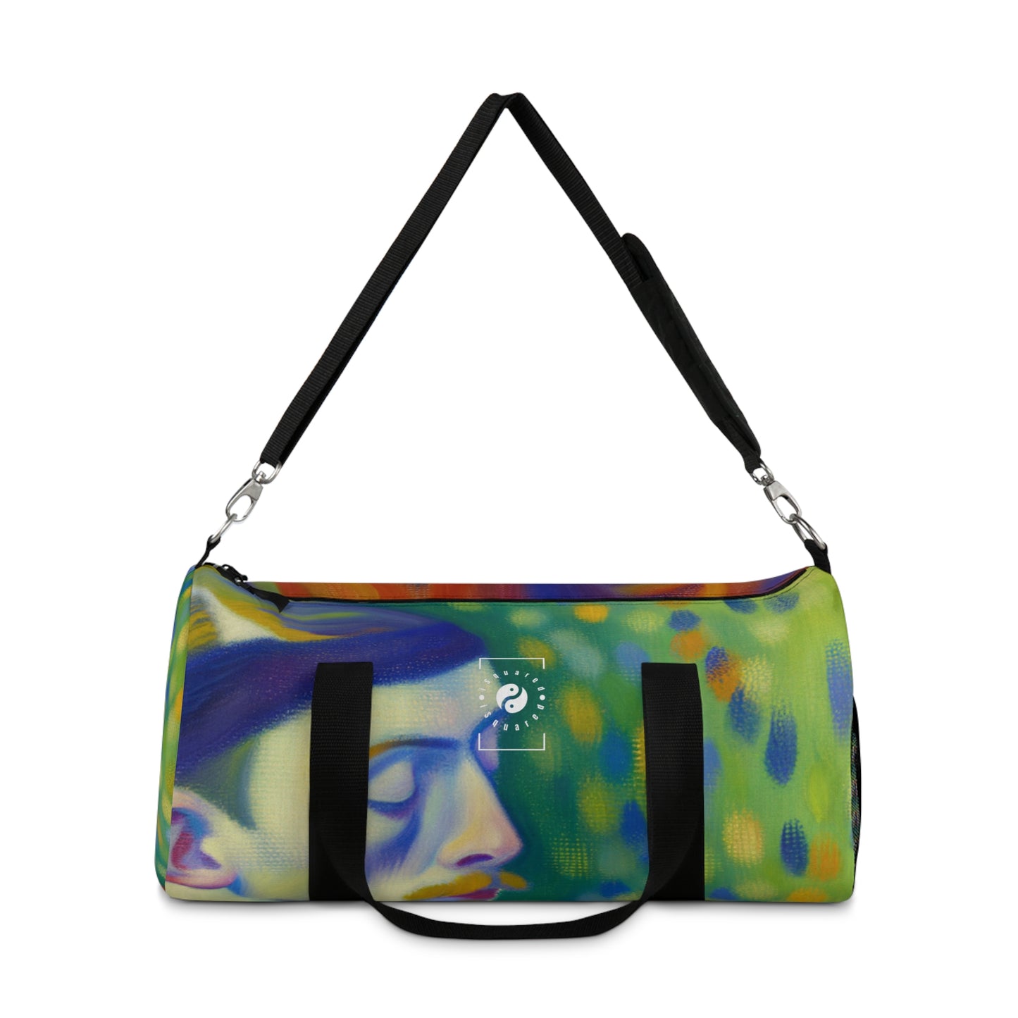 "Serene Resilience: A Frida's Solitude in hues" - Duffle Bag