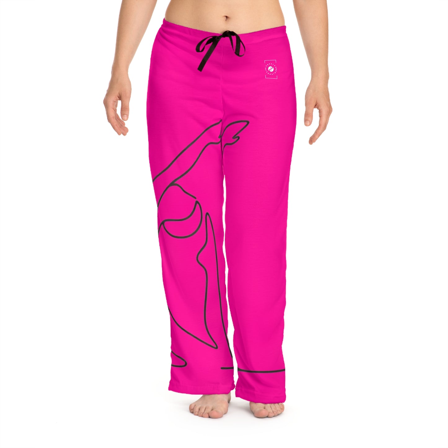 Line Art Pigeon Pose - Women lounge pants