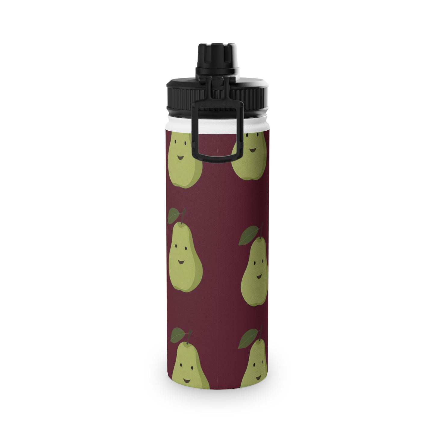 #60182D Deep Siena + Pear - Sports Water Bottle