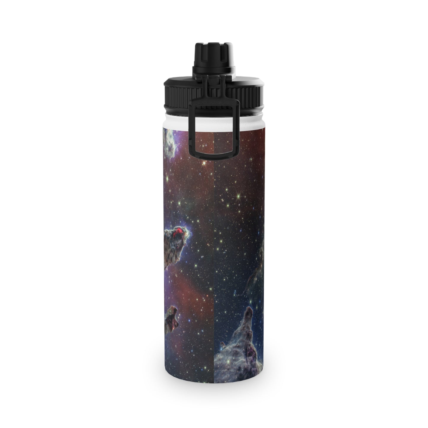 Pillars of Creation (NIRCam and MIRI Composite Image) - JWST Collection - Sports Water Bottle