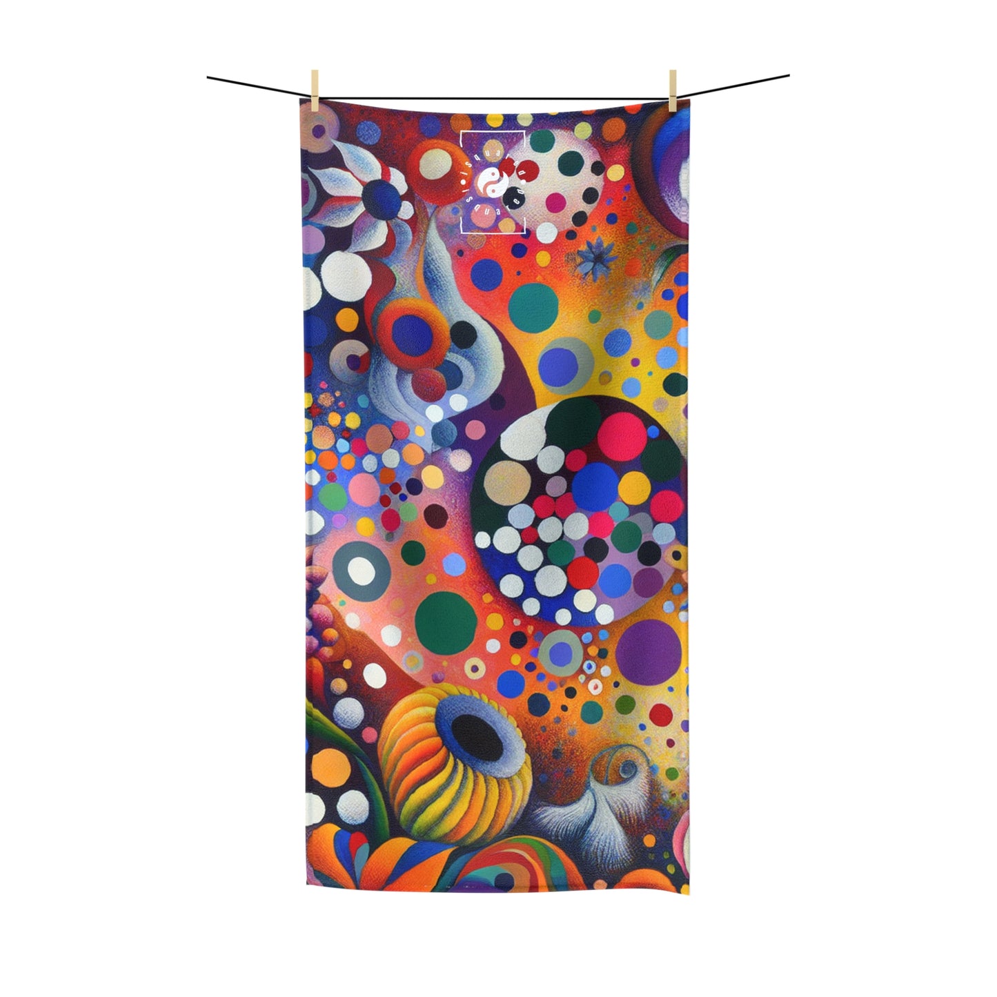 "Polka Petals in Yogic Surrealism: An Artistic Salute to Kusama and Kahlo" - All Purpose Yoga Towel