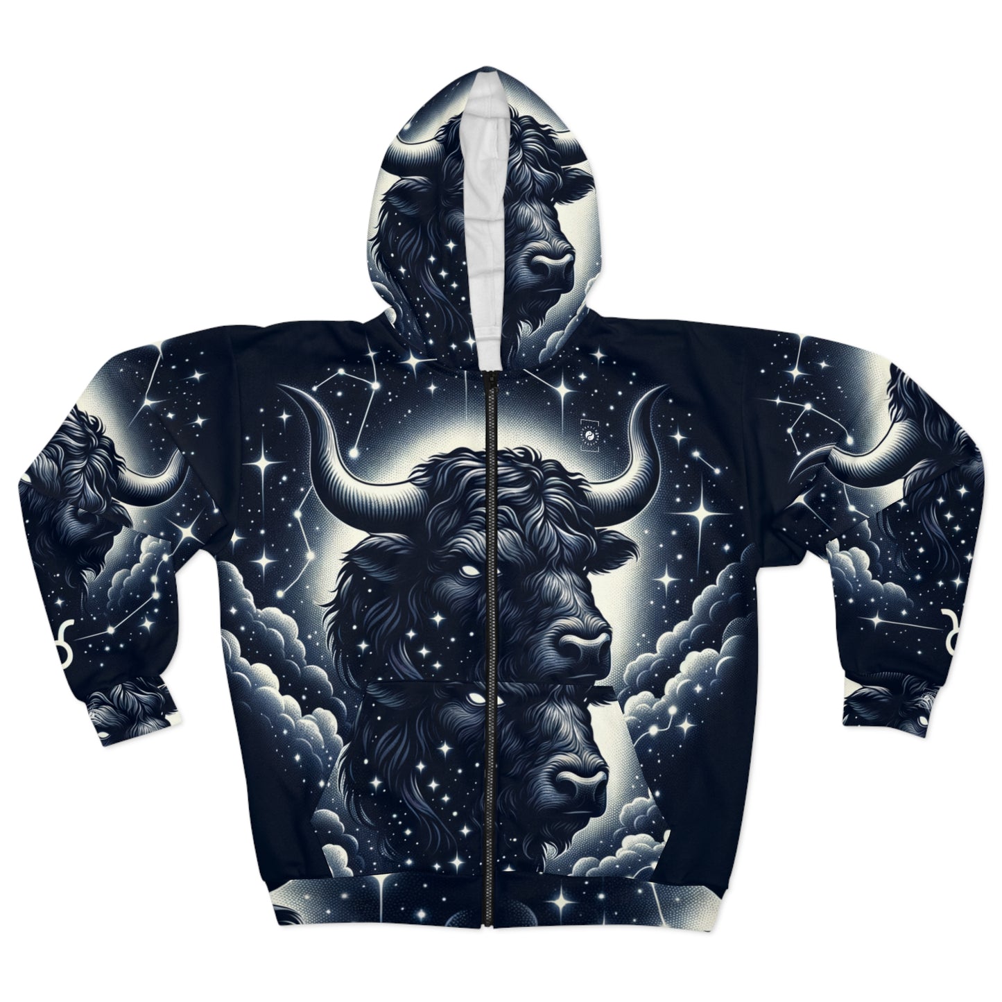 Celestial Taurine Constellation - Zip Hoodie