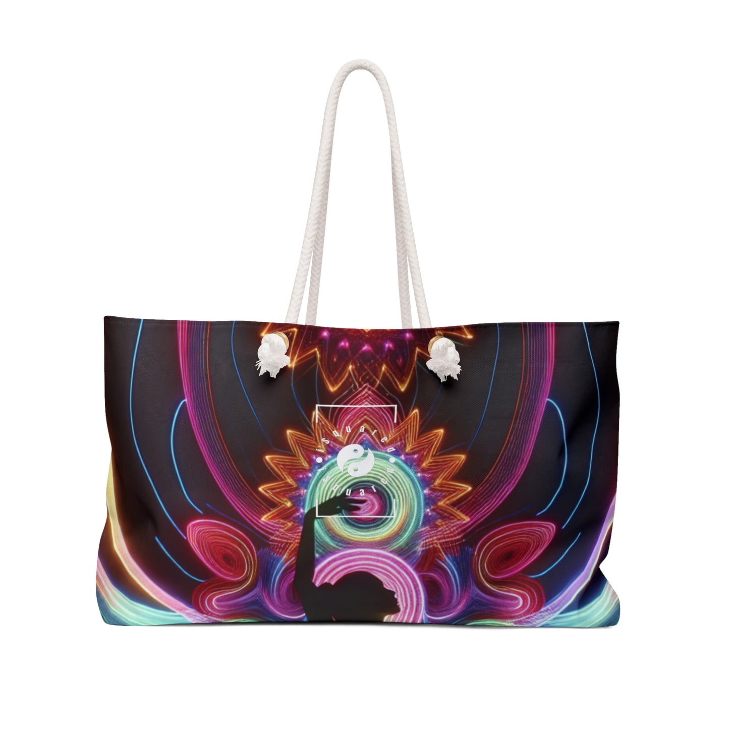 "Neon Zenith: Chromatic Balance" - Casual Yoga Bag