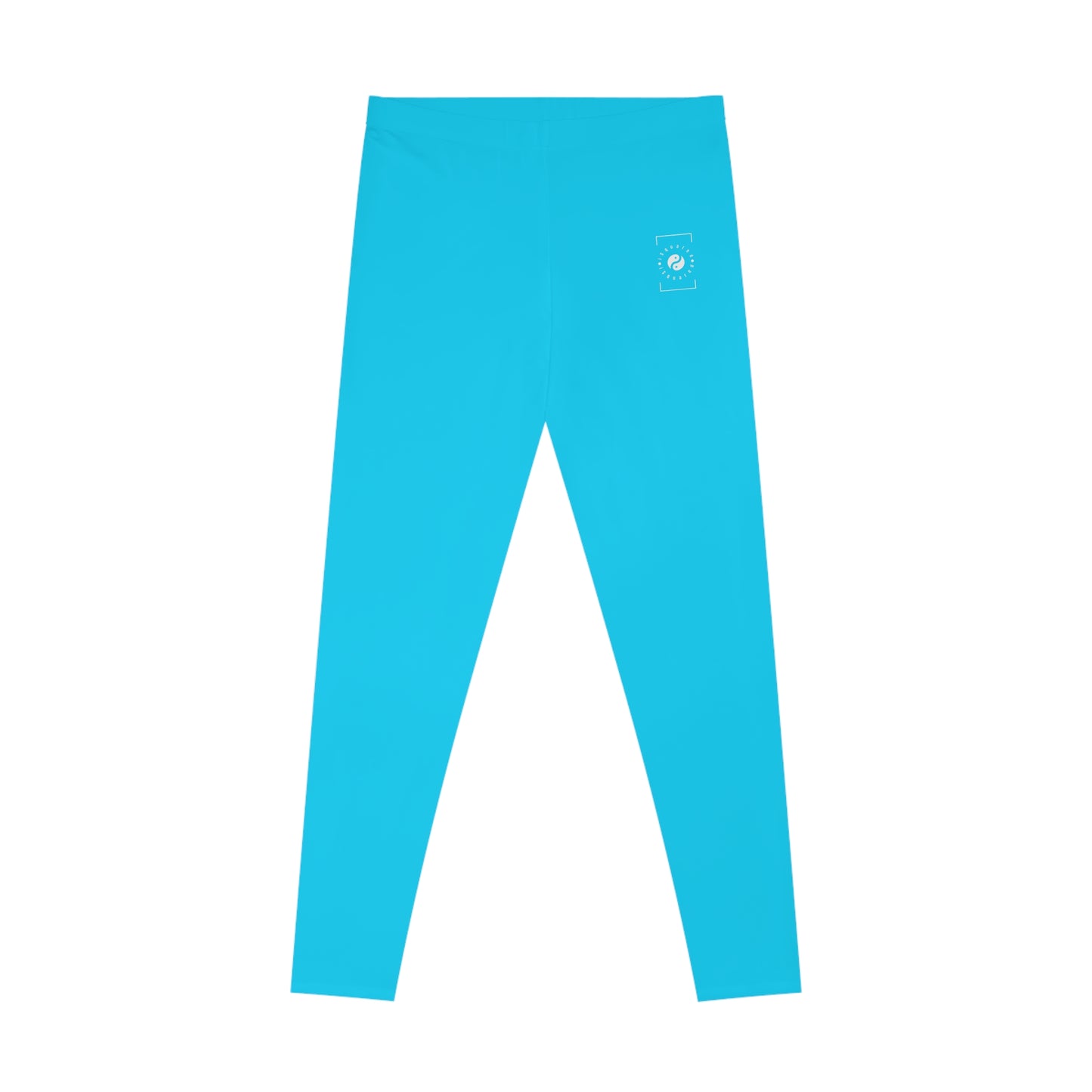 #04D9FF  Neon Blue - Unisex Tights