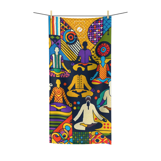 Vibrant Sadana: Prana in Nouveau Réalité - All Purpose Yoga Towel
