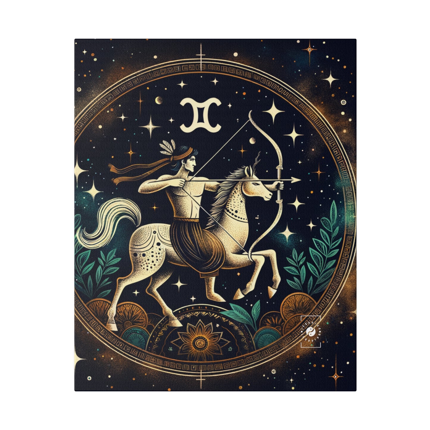 Sagittarius Emblem - Art Print Canvas