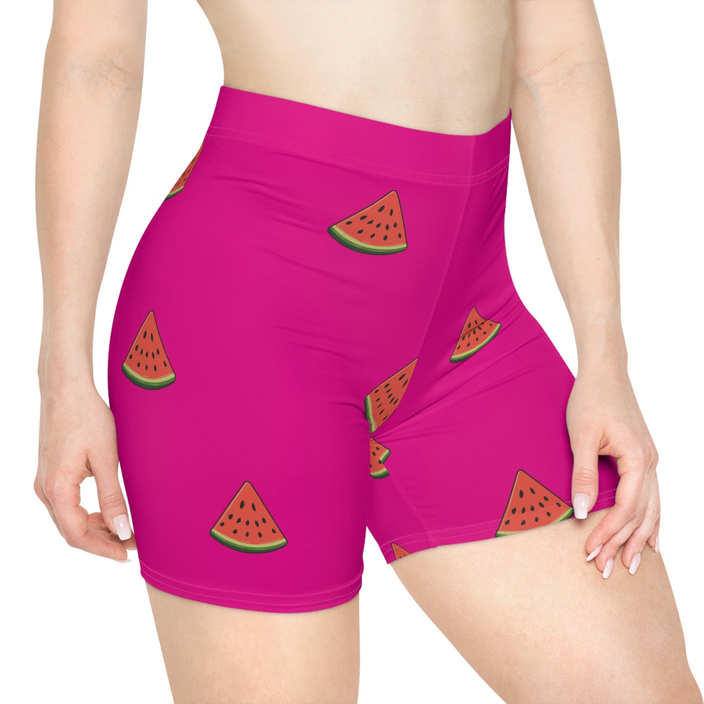 #DF0086 Pink + Watermelon - Hot Yoga Short