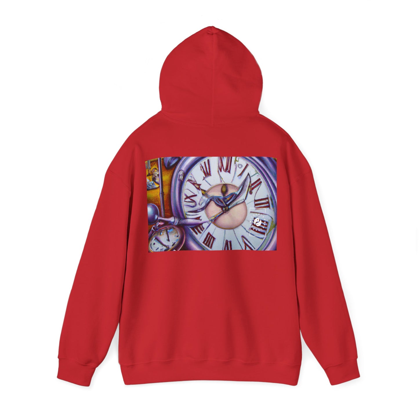 "Chrono Illusionist's Liquid Riddle" - Hoodie