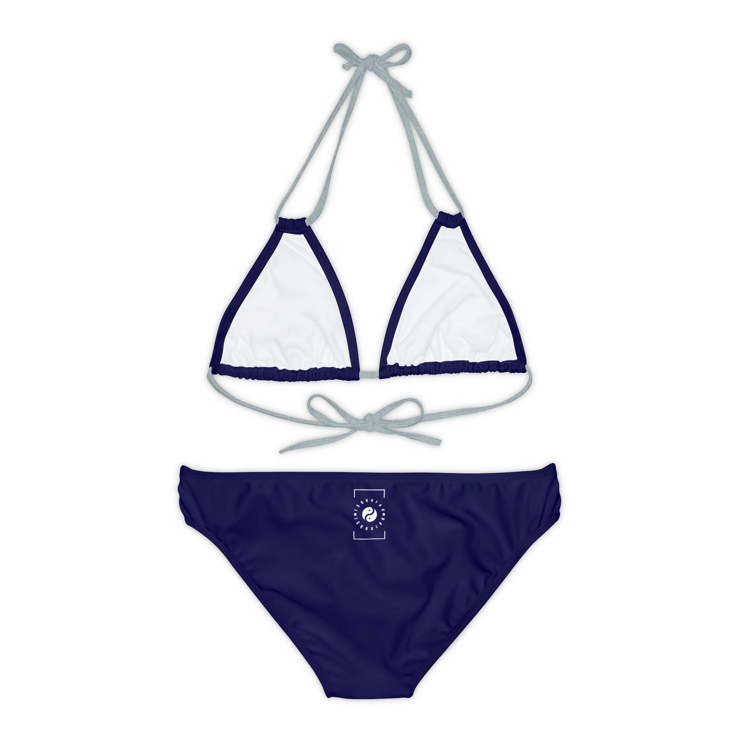 Bleu Royal - Ensemble bikini à lacets