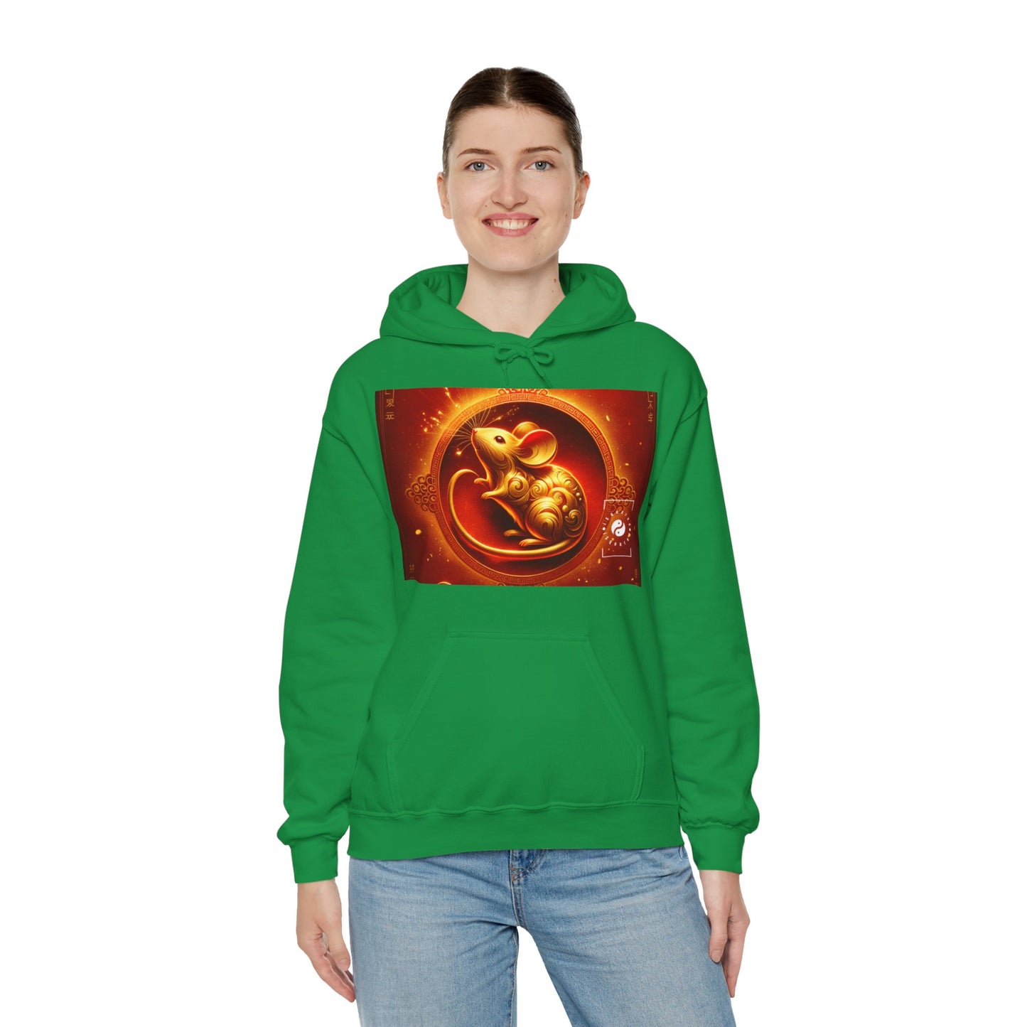 "Golden Emissary: A Lunar New Year's Tribute" - Hoodie