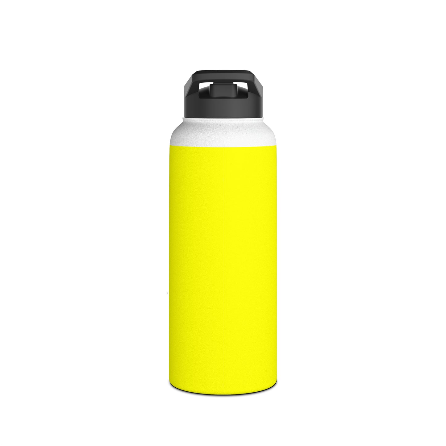 Neon Yellow FFFF00 - Water Bottle