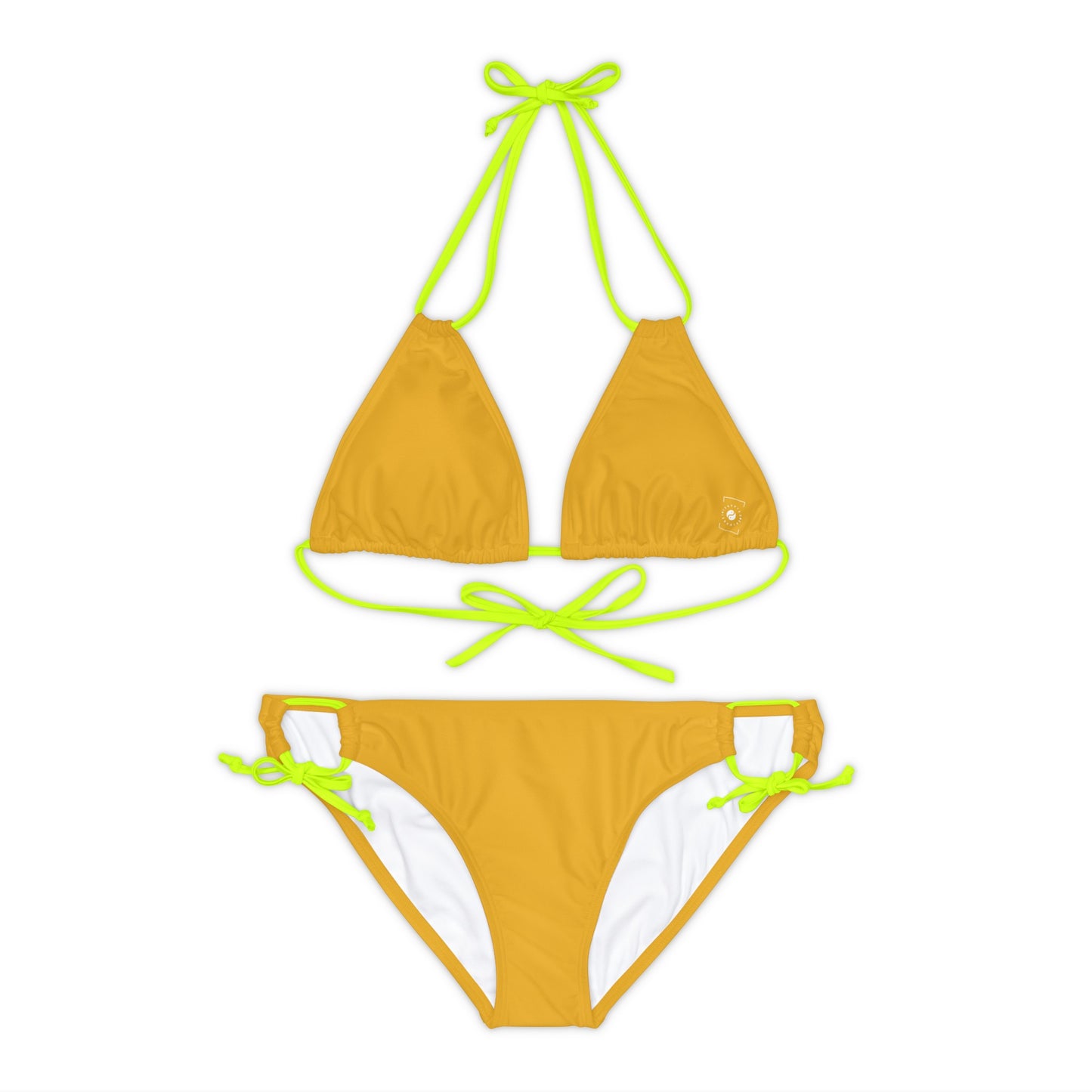 DAA520 Goldenrod - Lace-up Bikini Set