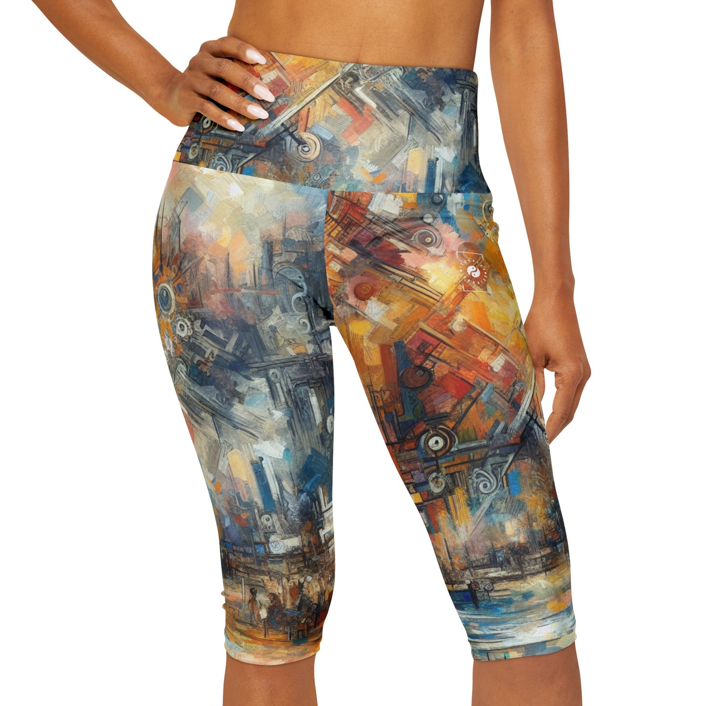 Leonardo Della Rossa - High Waisted Capri Leggings