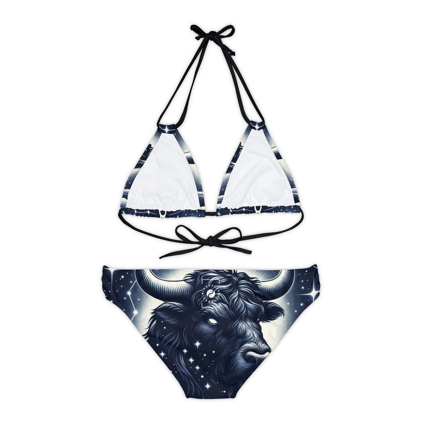 Celestial Taurine Constellation - Lace-up Bikini Set