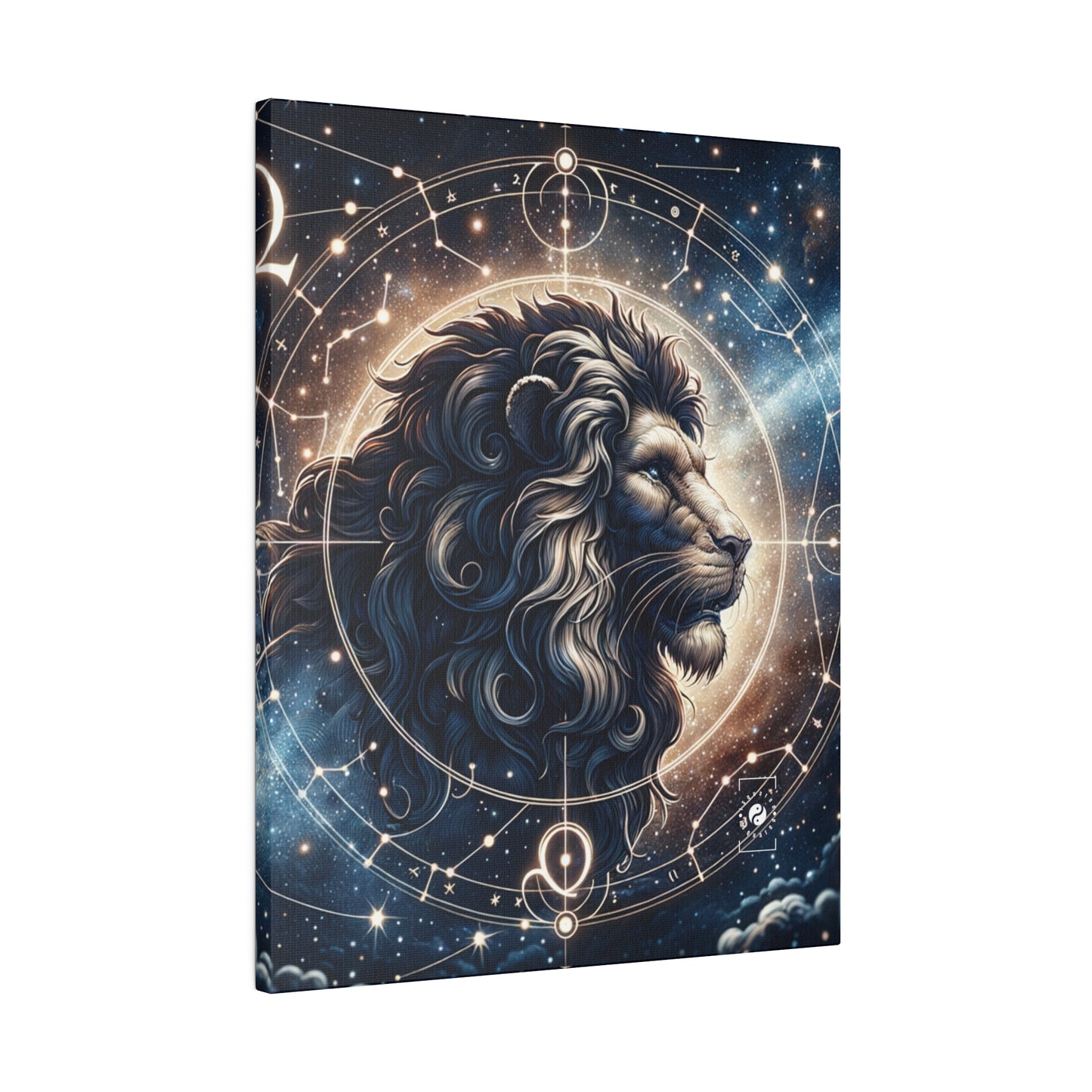 Celestial Leo Roar - Art Print Canvas