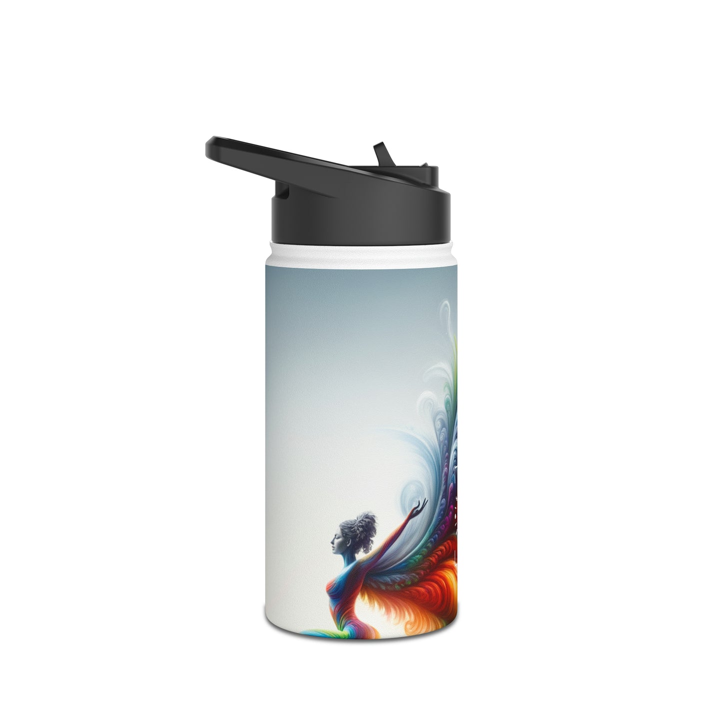 "Yogini's Rainbow Flight" - Water Bottle