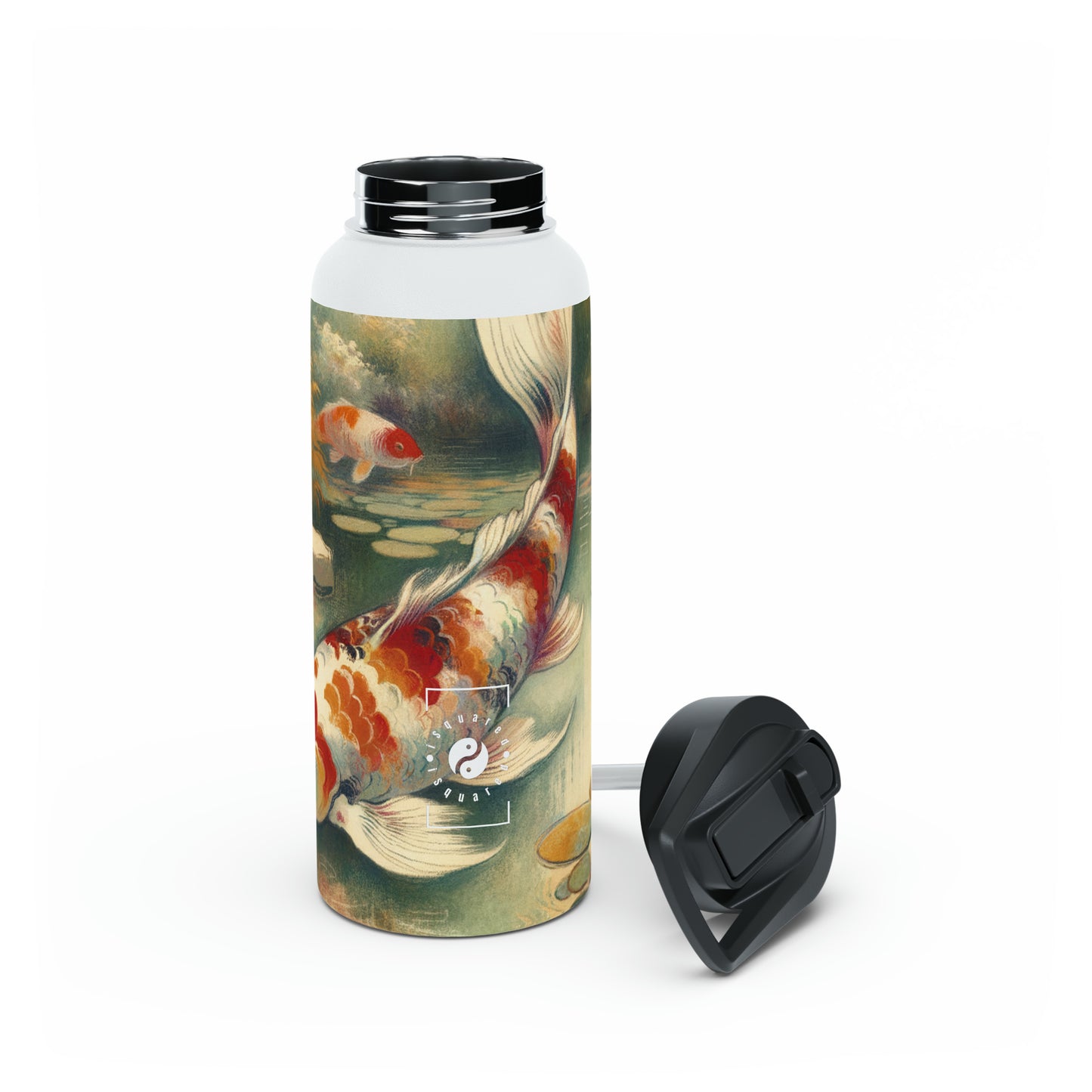 Koi Lily Pond - Water Bottle