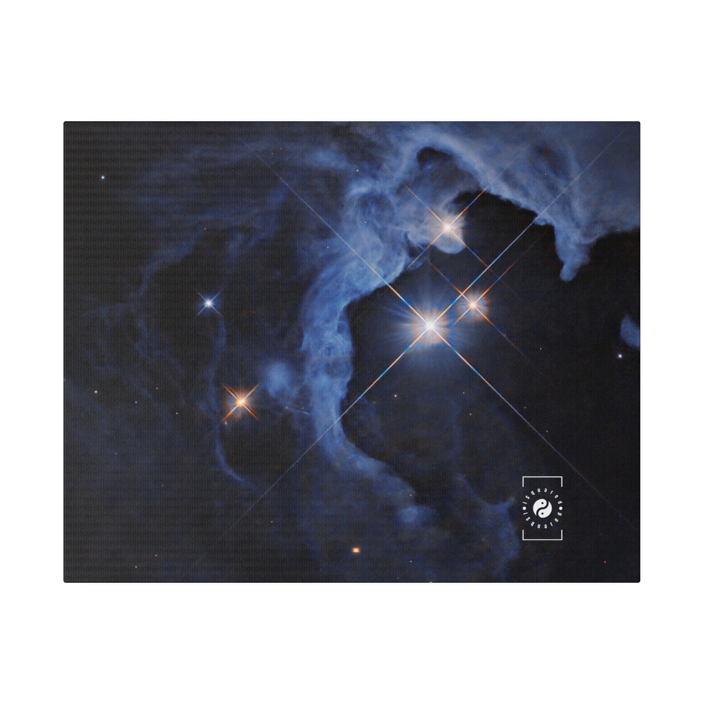 HP Tau, HP Tau G2, and G3 3 star system captured by Hubble - Art Print Canvas