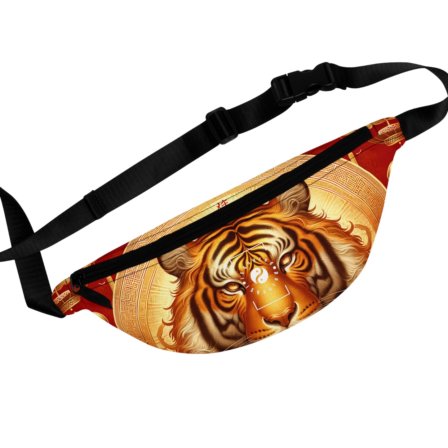 "Golden Majesty: Ascension of the Lunar Tiger" - Fanny Pack