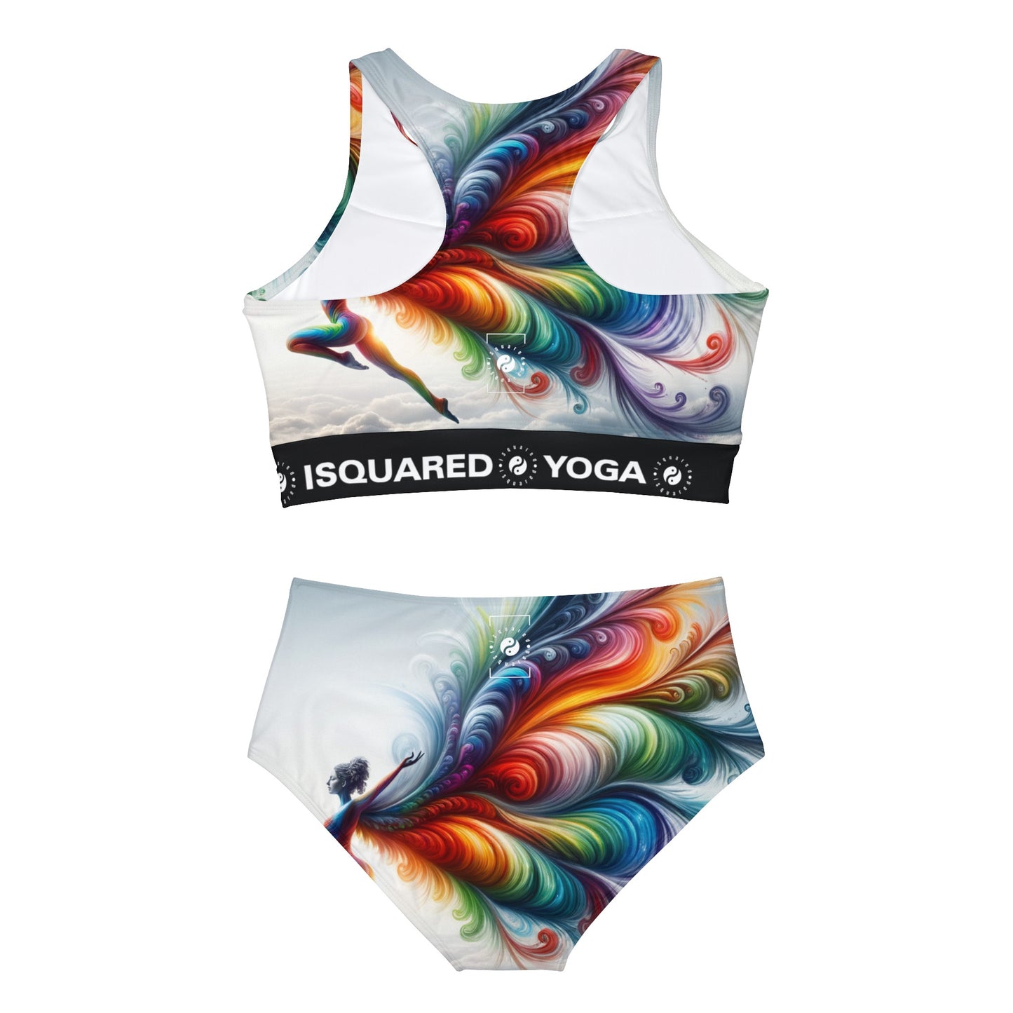 "Yogini's Rainbow Flight" - Hot Yoga Bikini Set