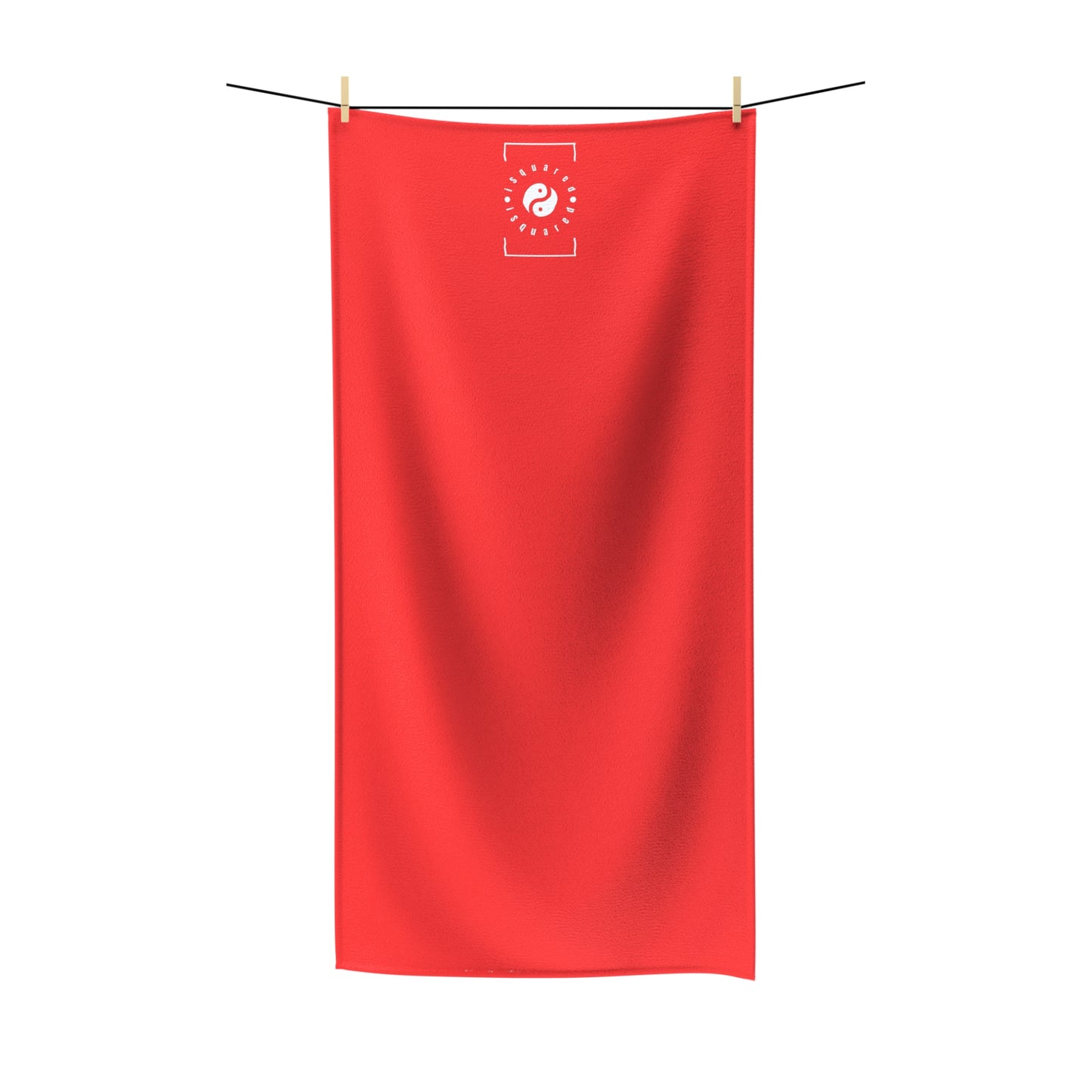Bright Red FF3131 - All Purpose Yoga Towel