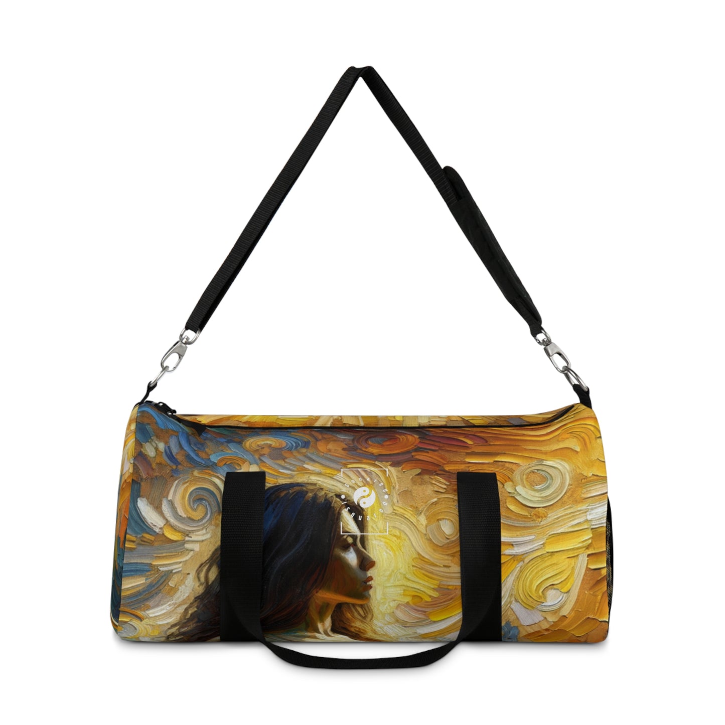 "Golden Warrior: A Tranquil Harmony" - Duffle Bag