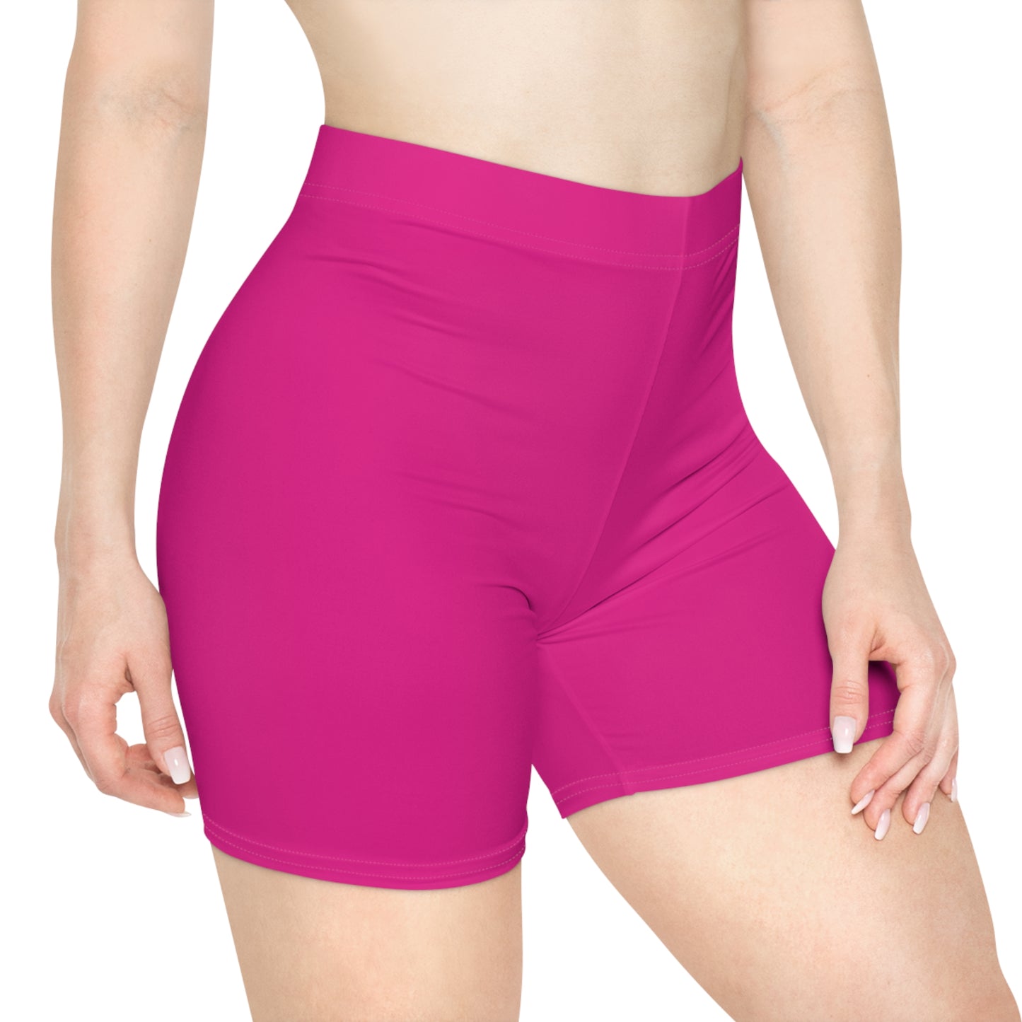 E0218A Rose - Short de yoga chaud