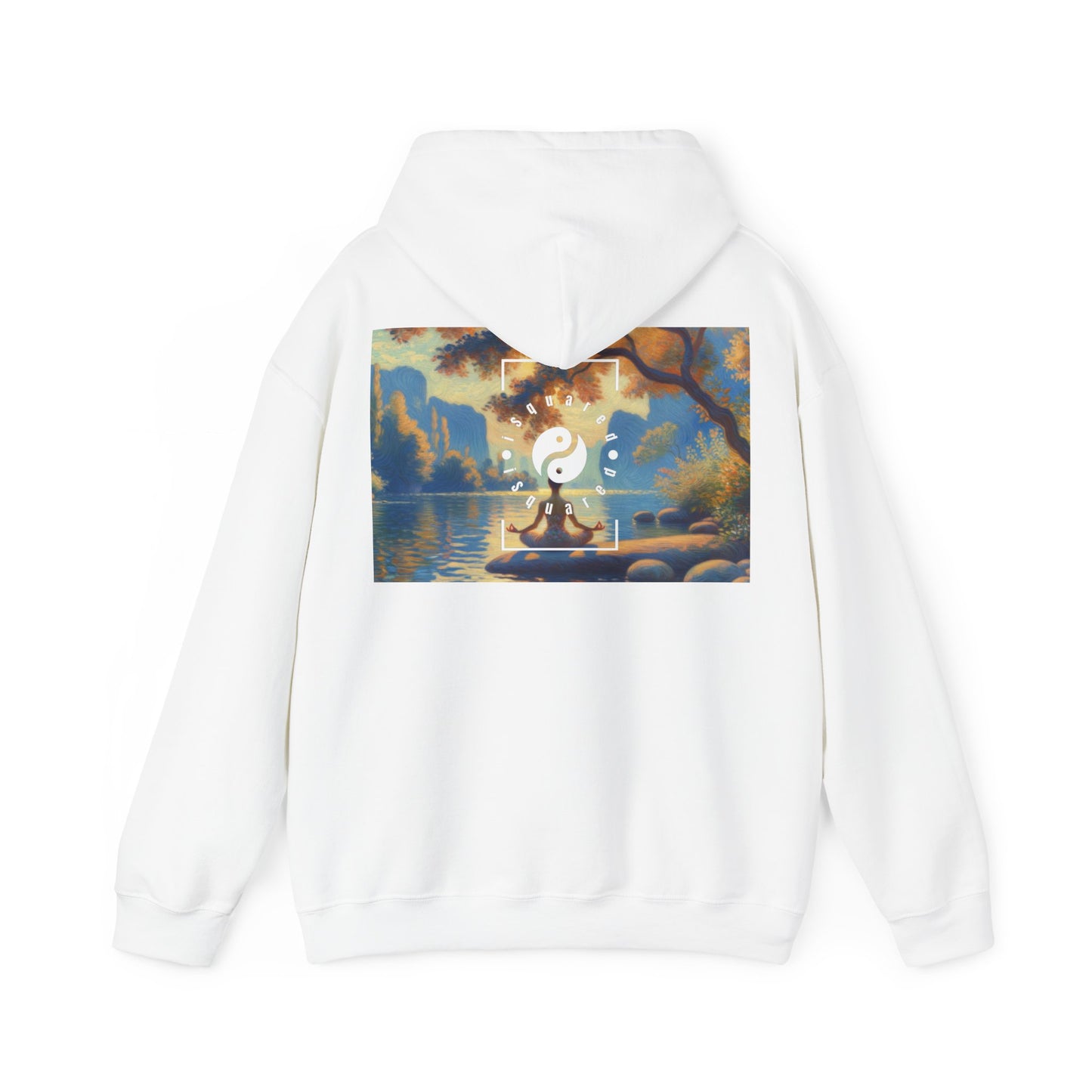 "Alignement des fleurs zen" - Sweat à capuche