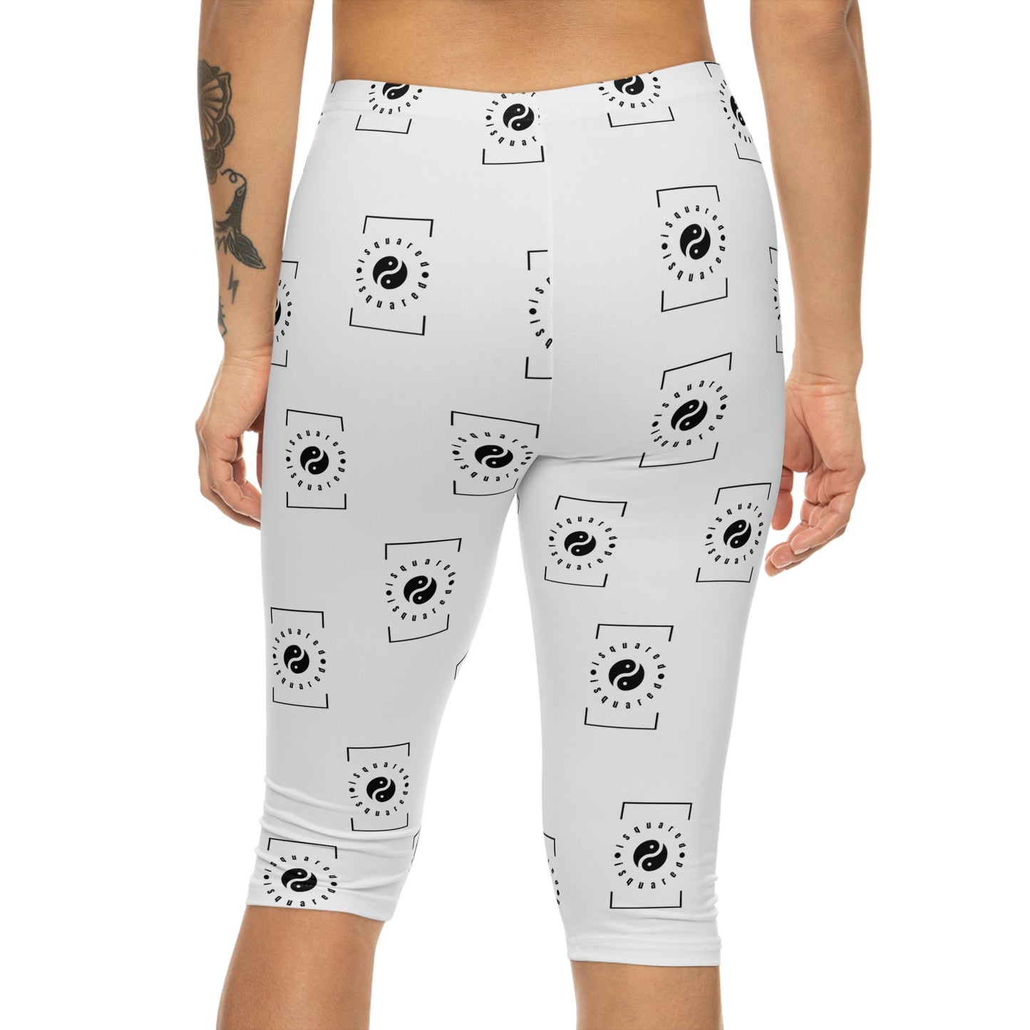 white iSquared Yoga - Capri Shorts
