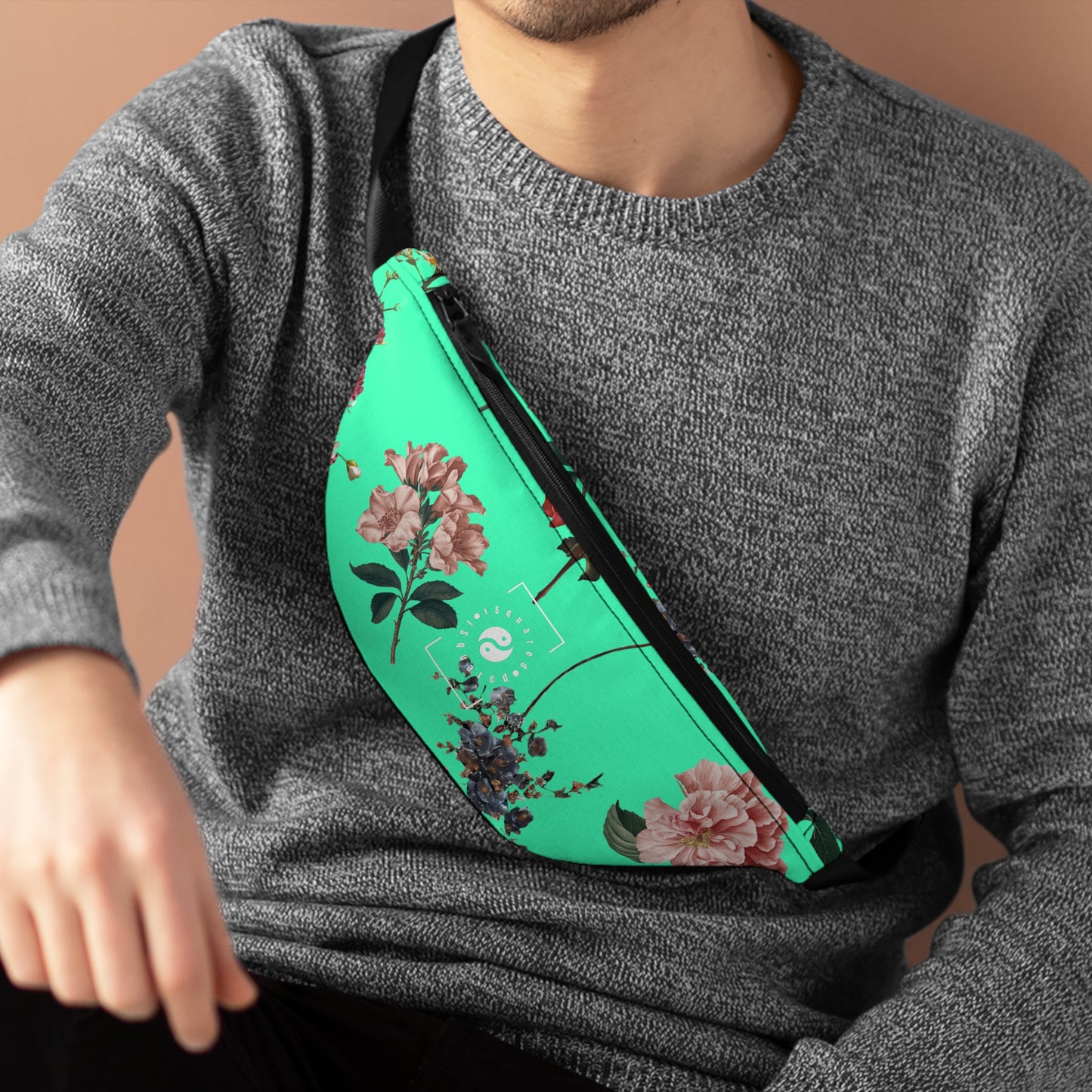 Botanicals on Turquoise - Fanny Pack