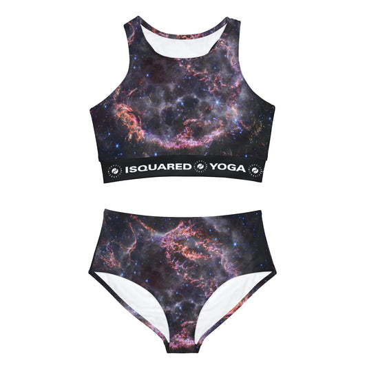 Cassiopée A (Image NIRCam) - Collection JWST - Ensemble de bikini de yoga chaud