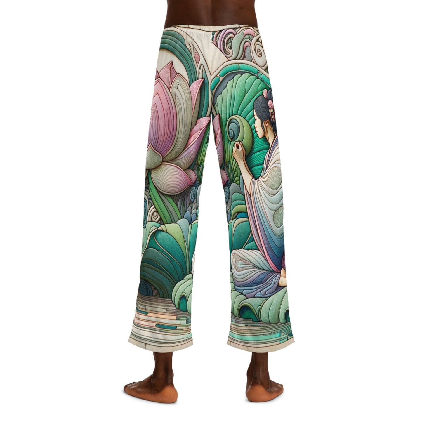 "Lotus Echo Serenity" - men's Lounge Pants