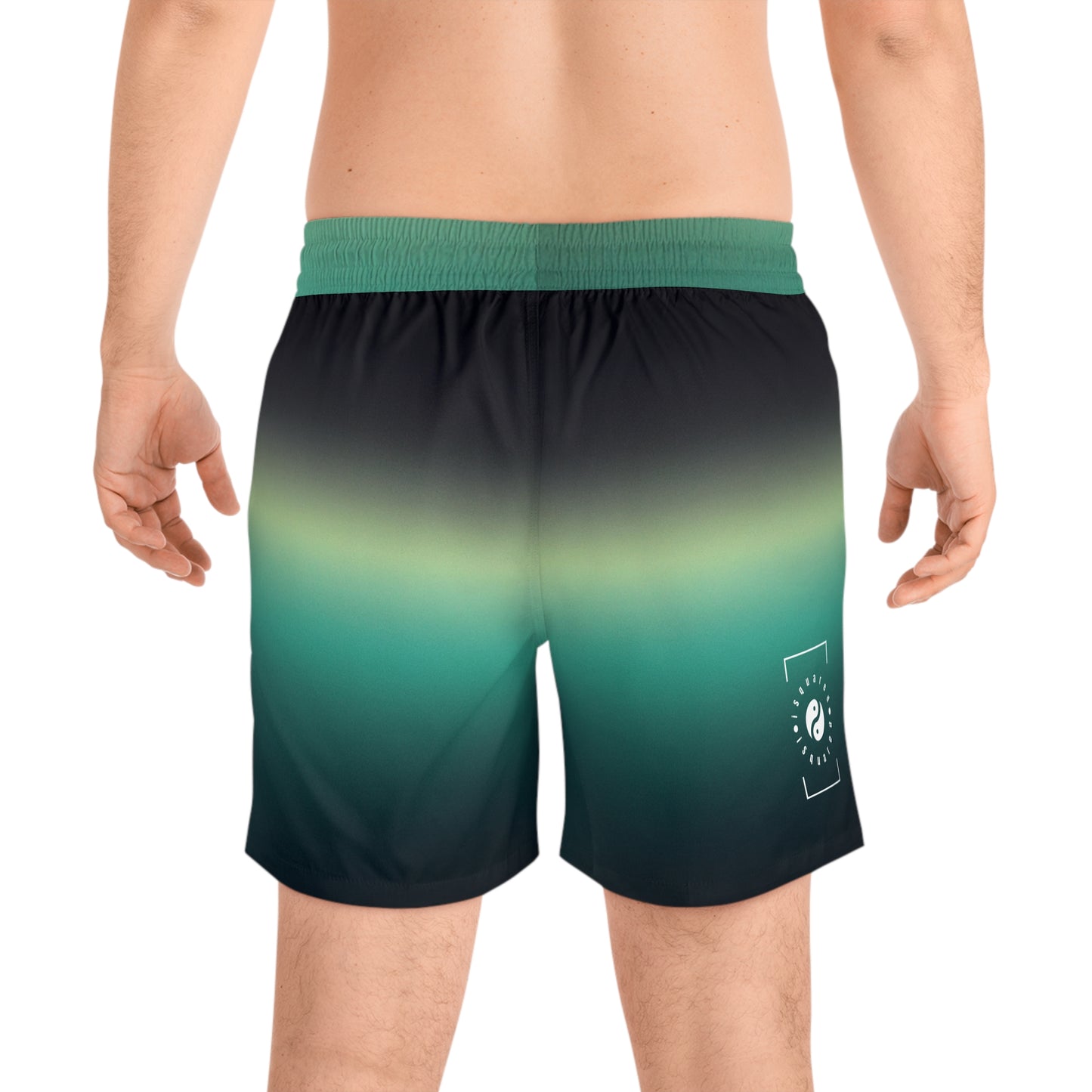 Midnight Gradients - Swim Shorts (Mid-Length) for Men