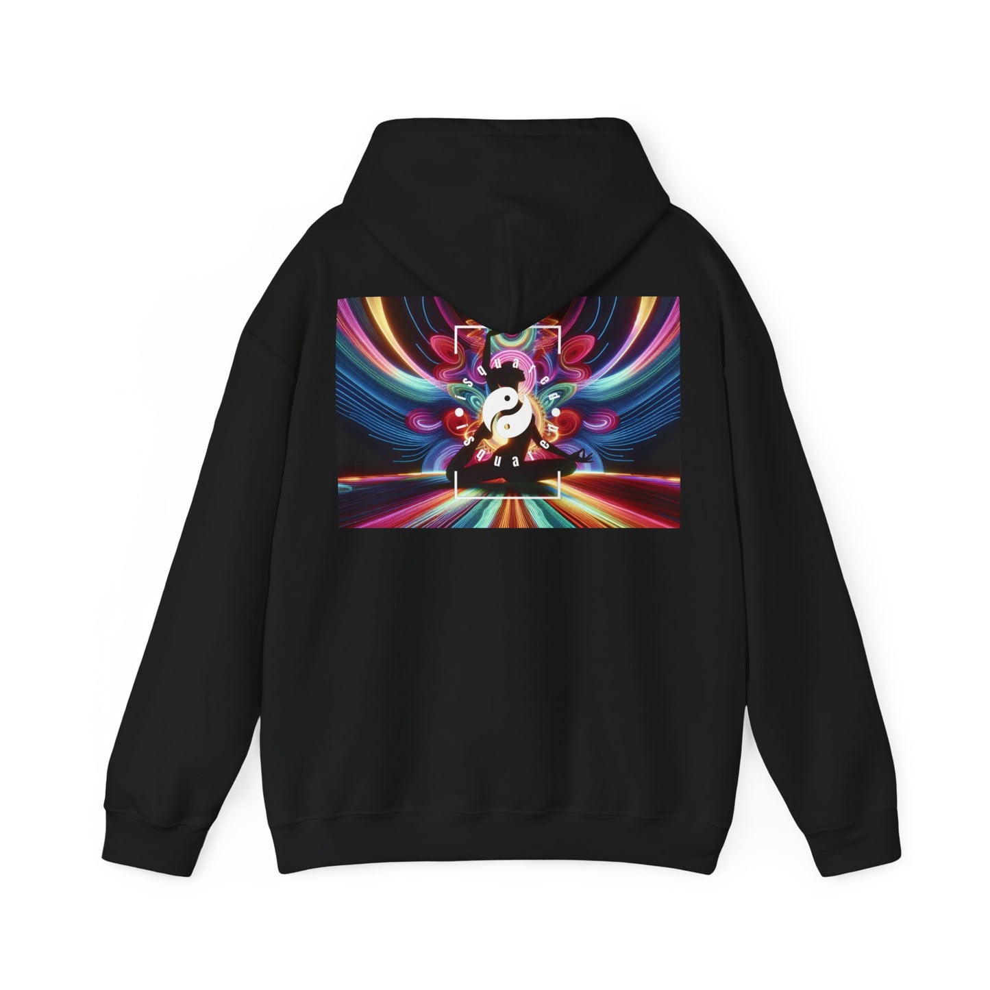 "Neon Zenith: Chromatic Balance" - Hoodie