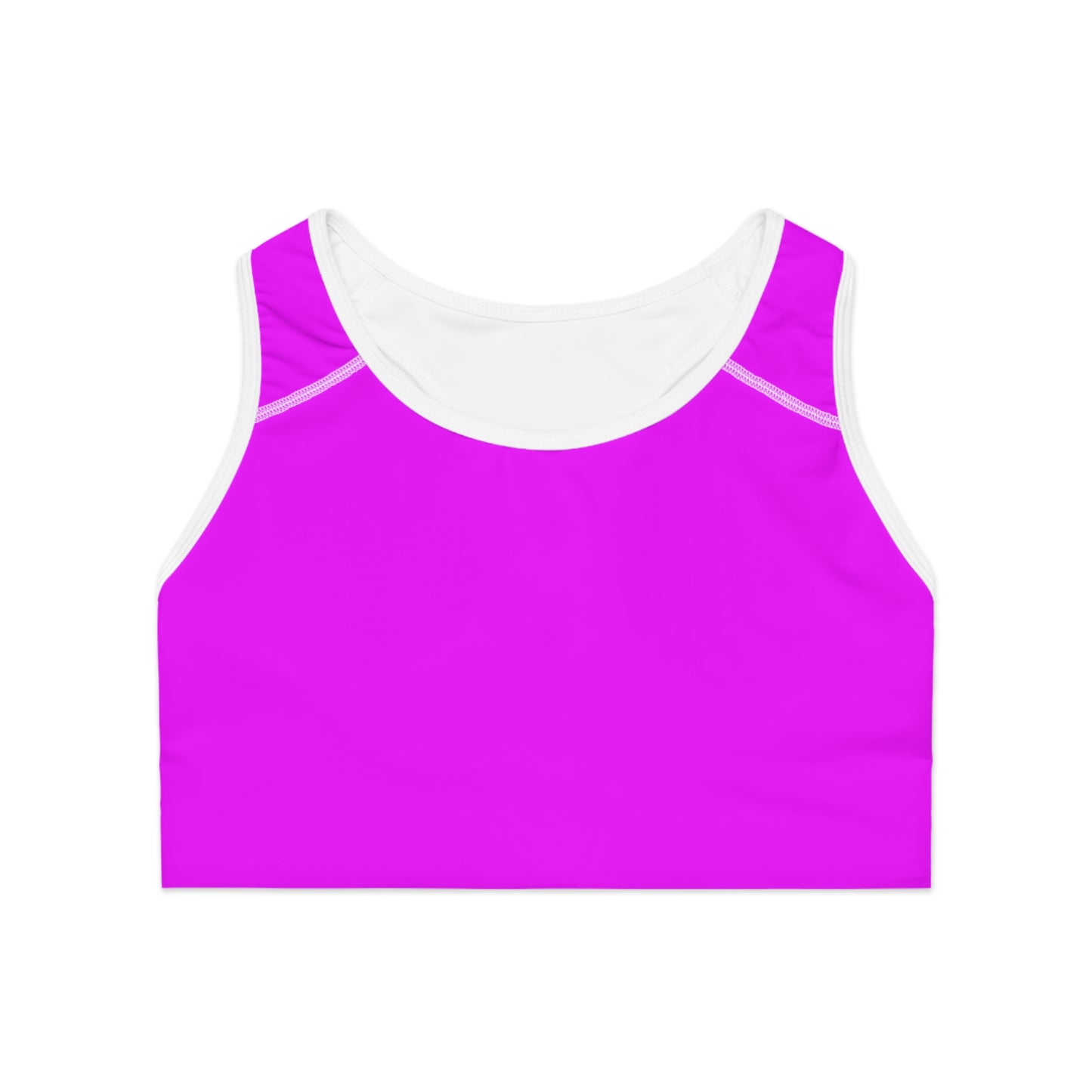 #f000ff Neon Purple - High Performance Sports Bra