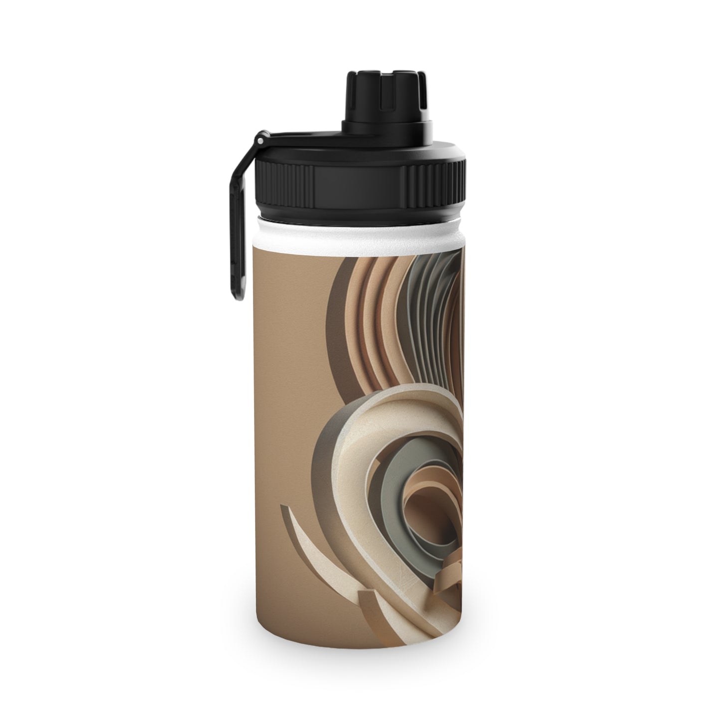 "Hepworth Hues: An Earth Tone Symphony" - Sports Water Bottle