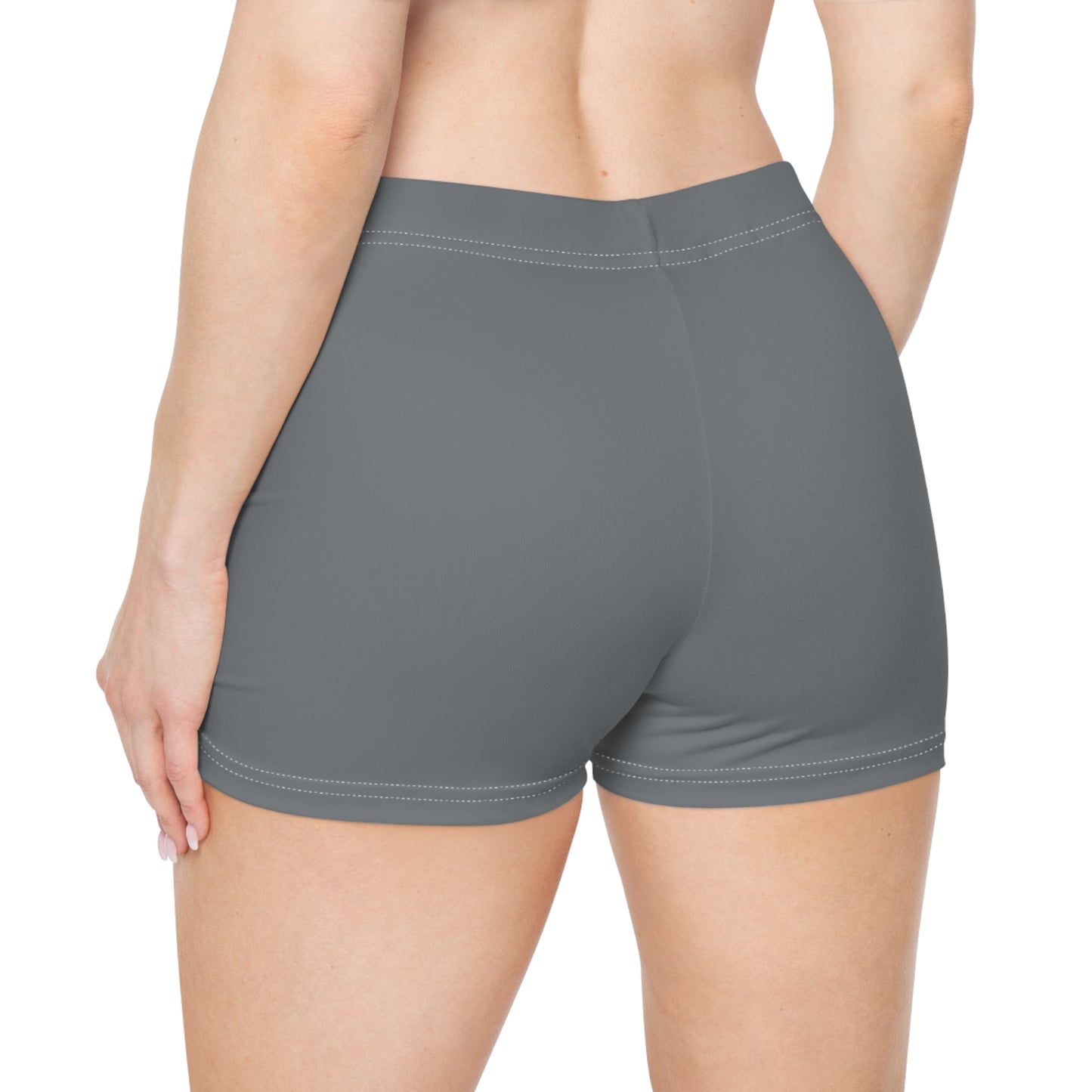 #777B7E Steel Grey - Mini Hot Yoga Short