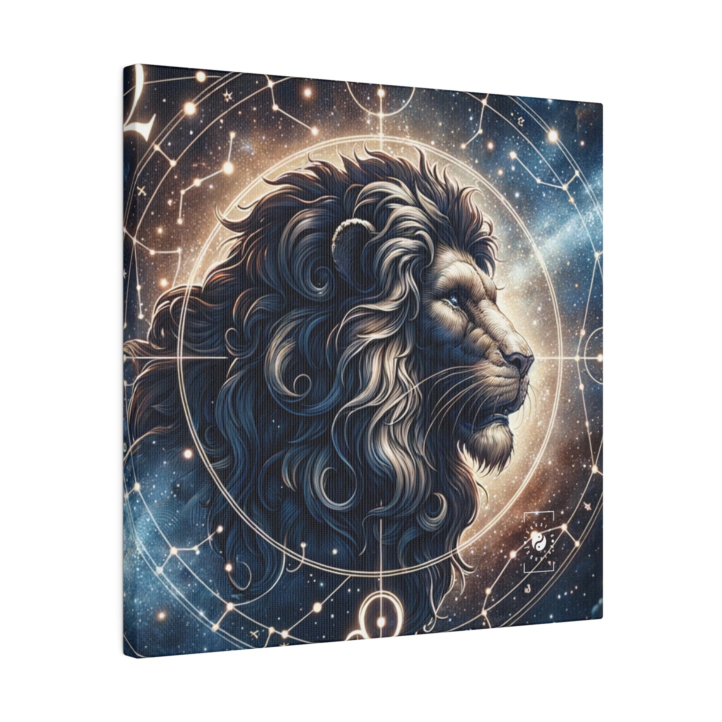 Celestial Leo Roar - Art Print Canvas