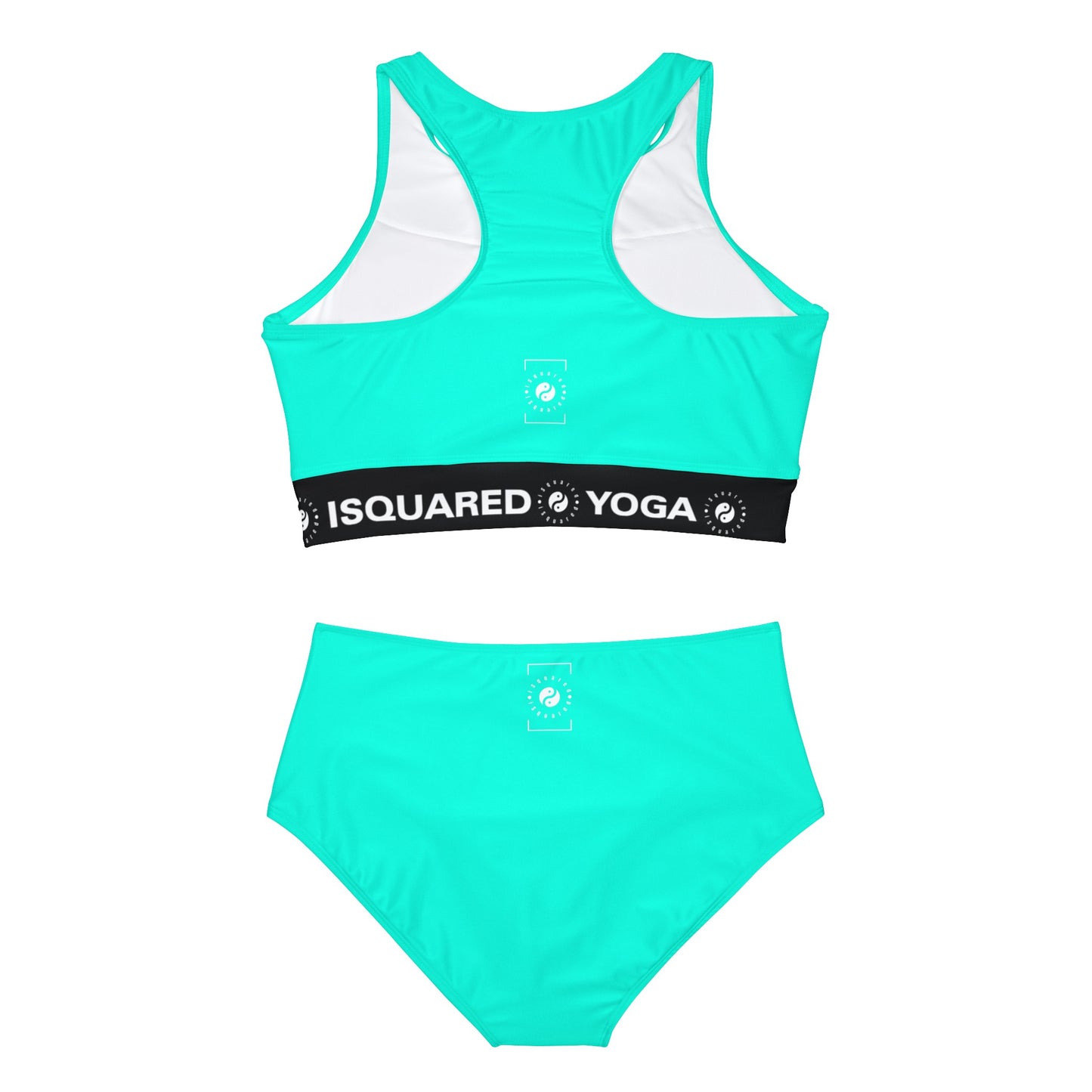 Neon Sarcelle #11ffe3 - Ensemble de bikini de yoga chaud