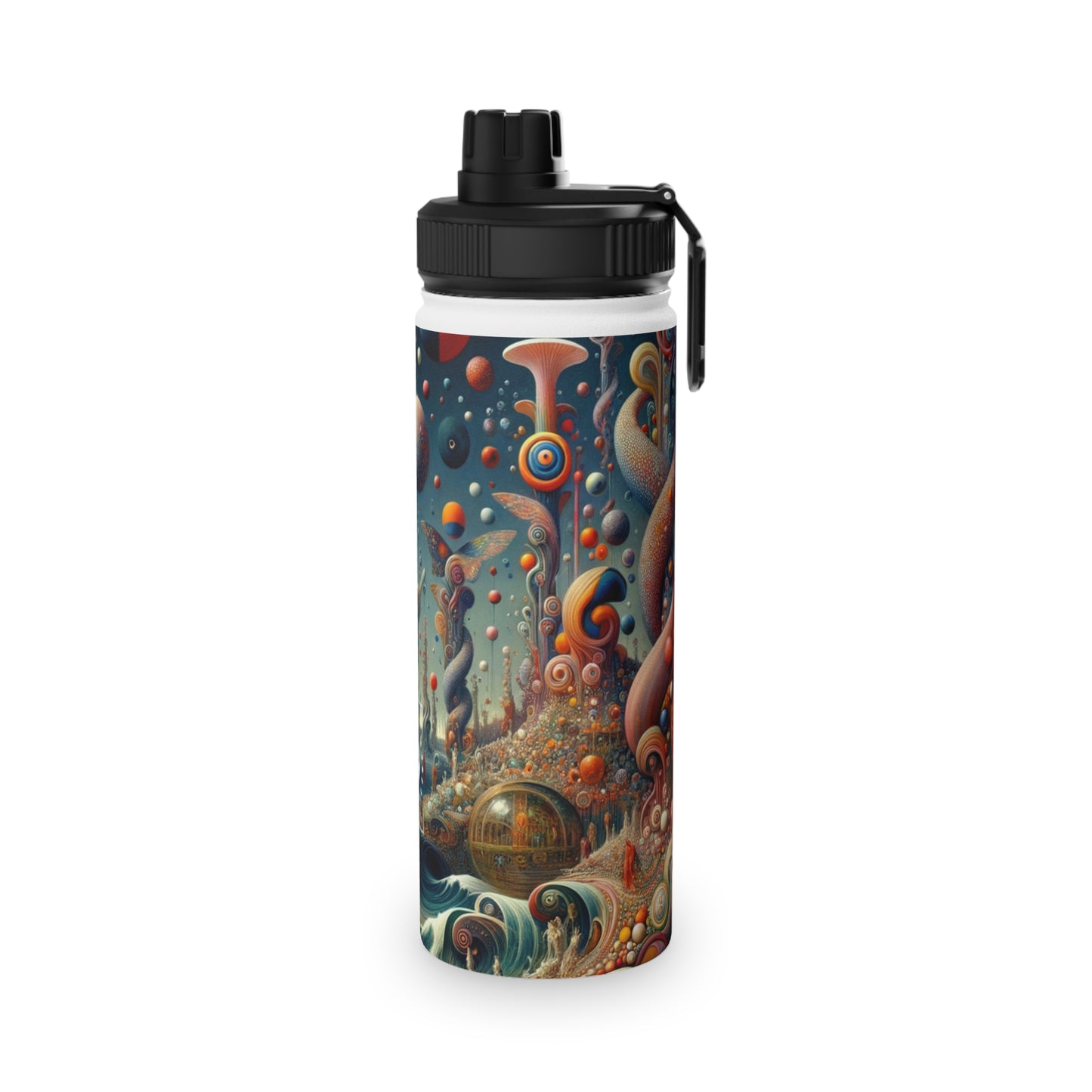 Kaleidoscopic Eden - Sports Water Bottle