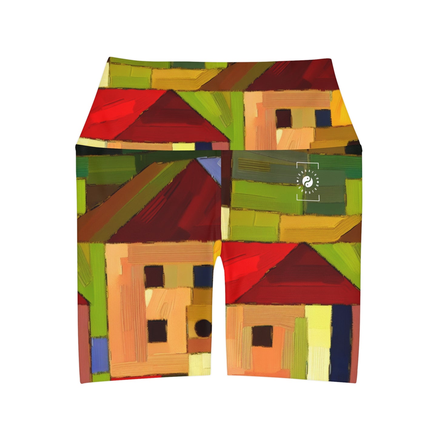 "Earthen Adobes in Hues of Hundertwasser" - shorts