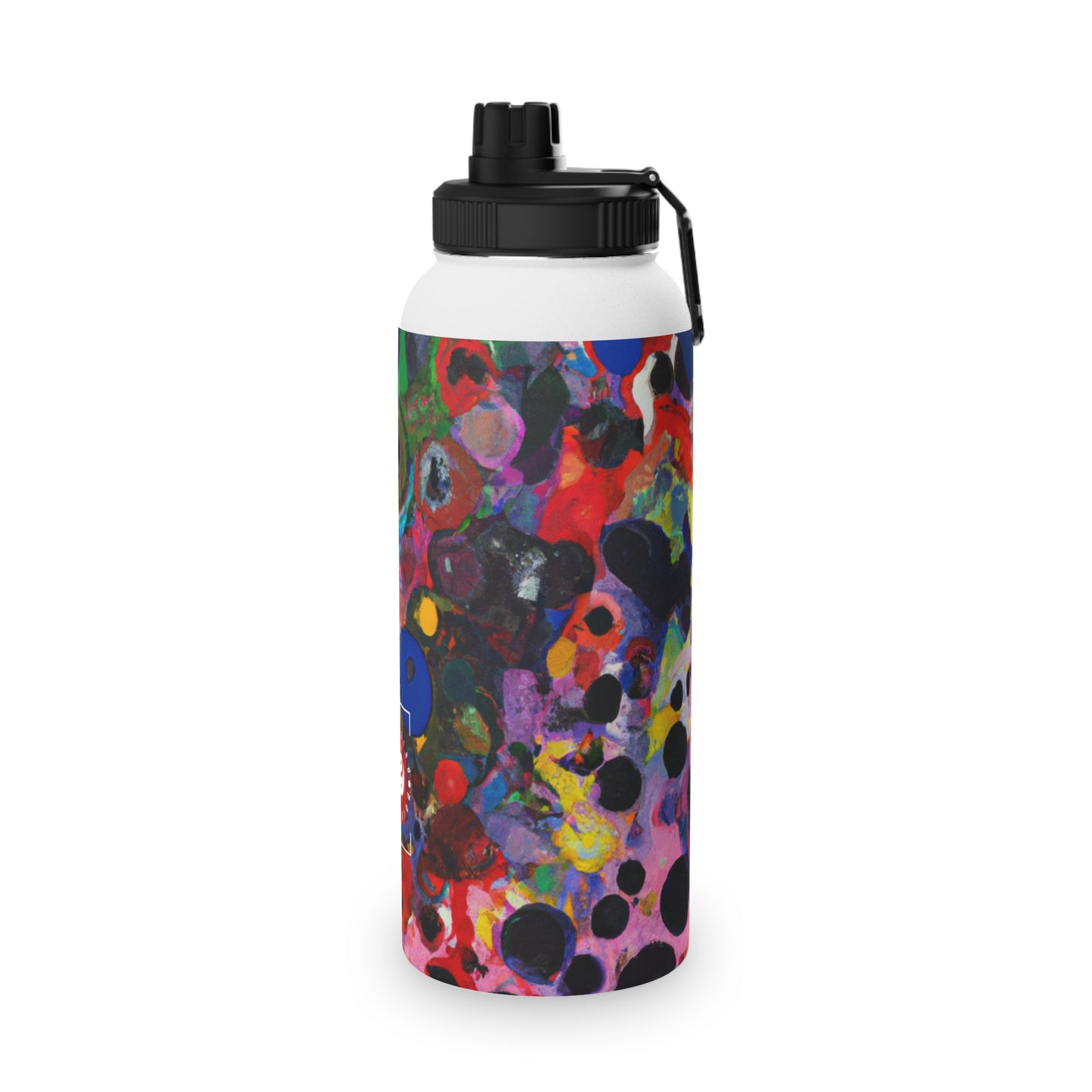 Ink drops meditation - Sports Water Bottle