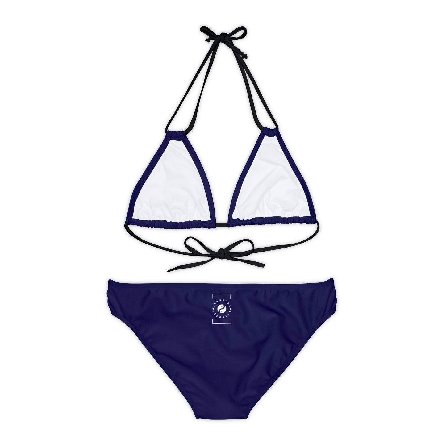 Bleu Royal - Ensemble bikini à lacets
