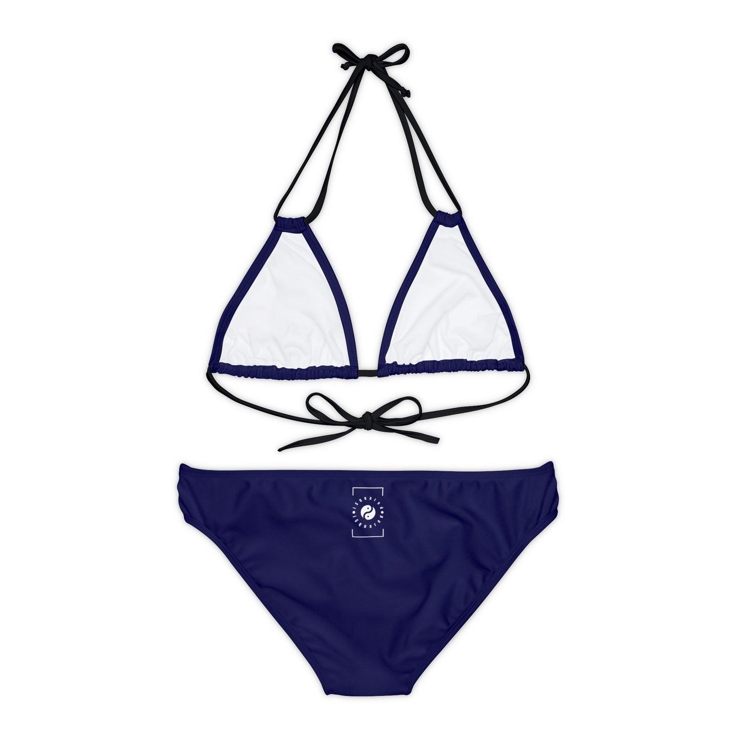 Royal Blue - Lace-up Bikini Set